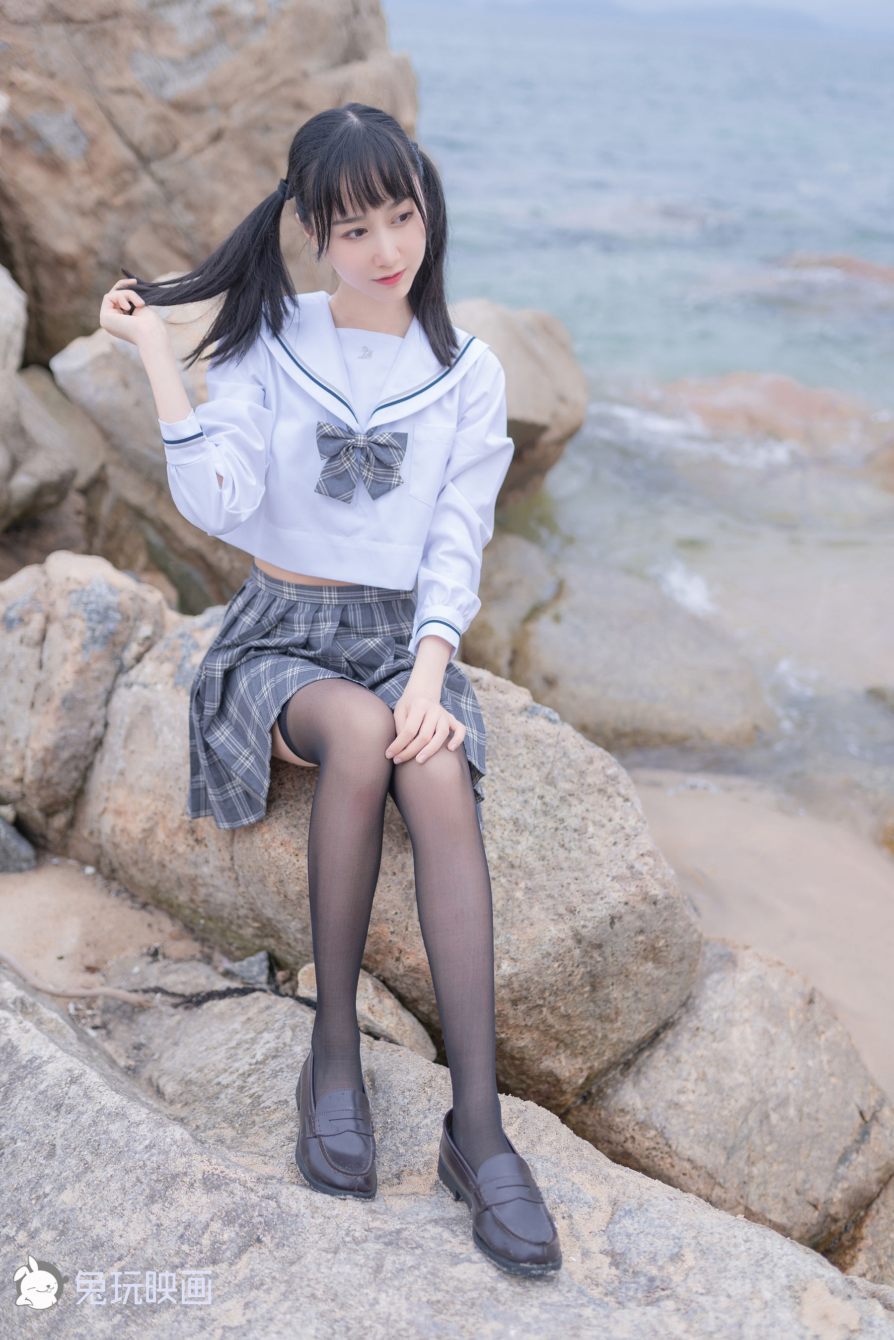 [兔玩映画] - JK制服 Vol.018 去海边吧