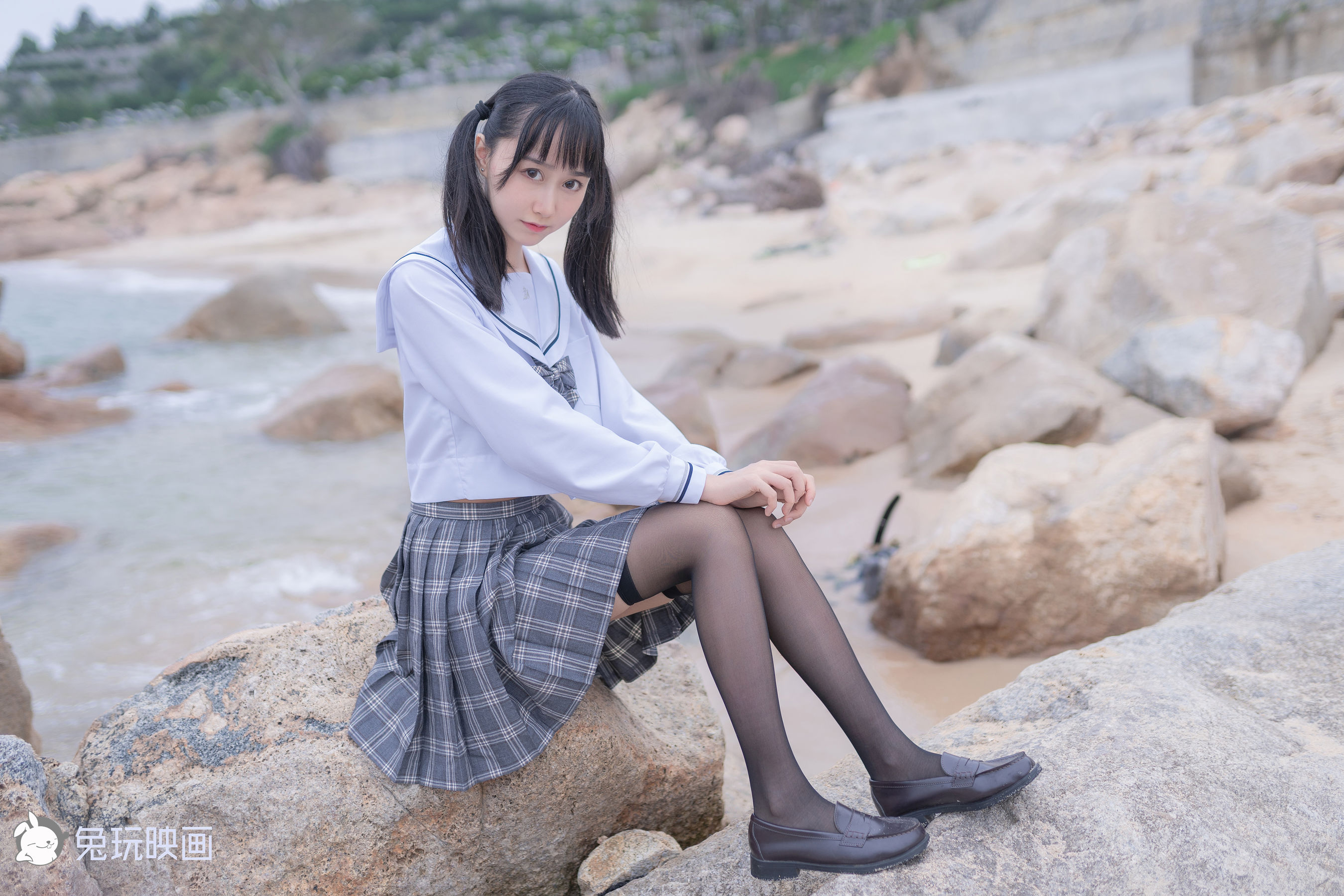 [兔玩映画] - JK制服 Vol.018 去海边吧