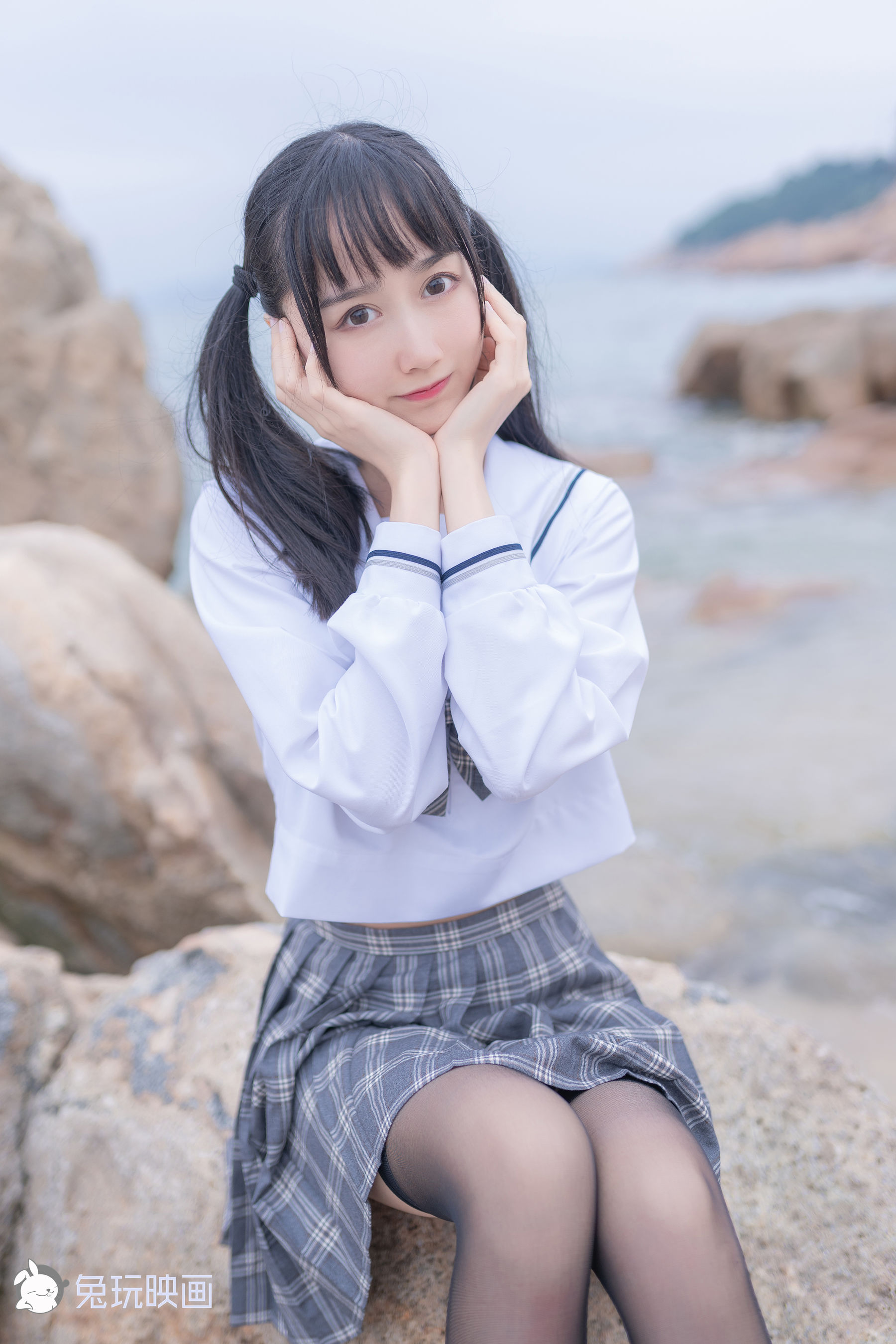 [兔玩映画] - JK制服 Vol.018 去海边吧