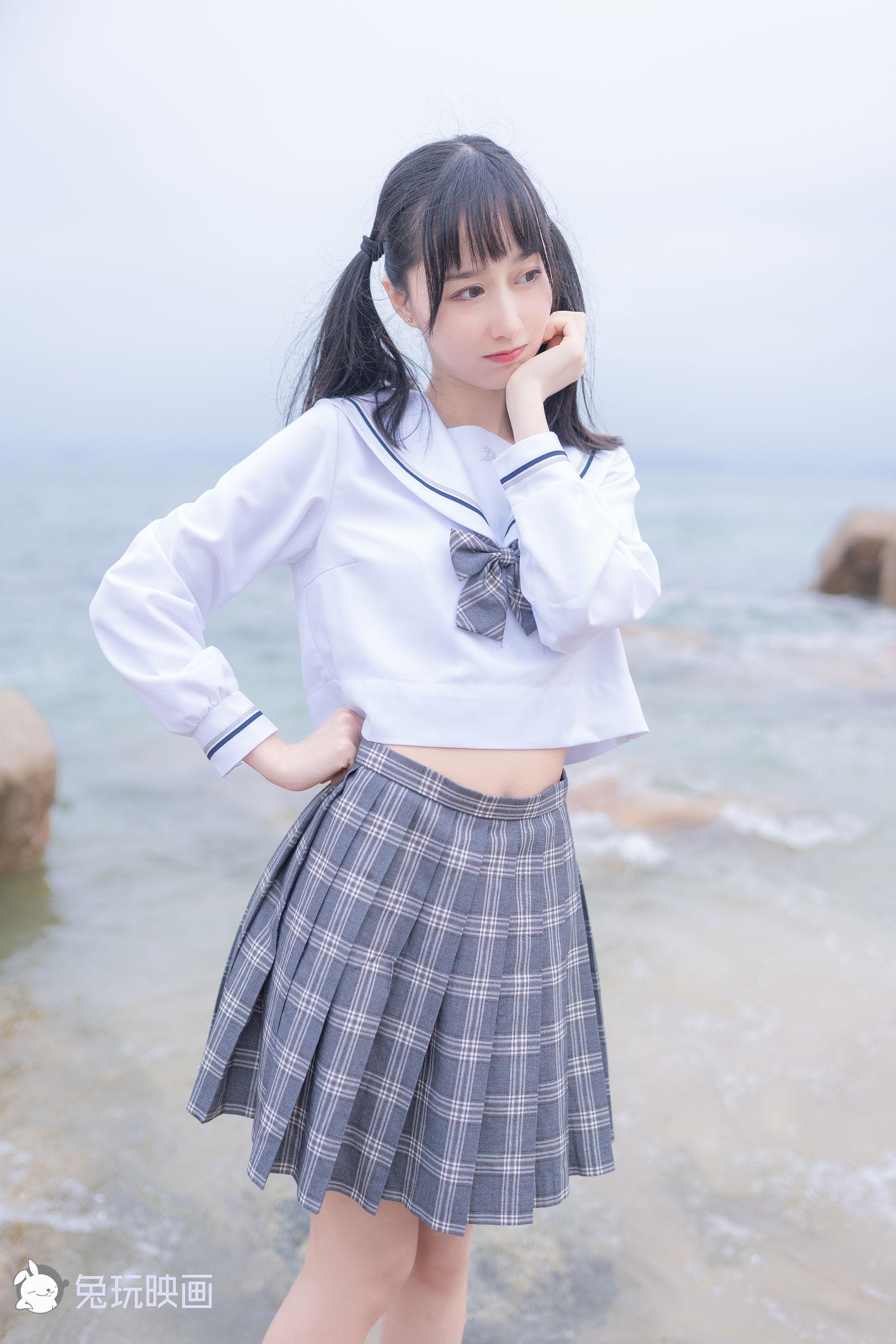 [兔玩映画] - JK制服 Vol.018 去海边吧