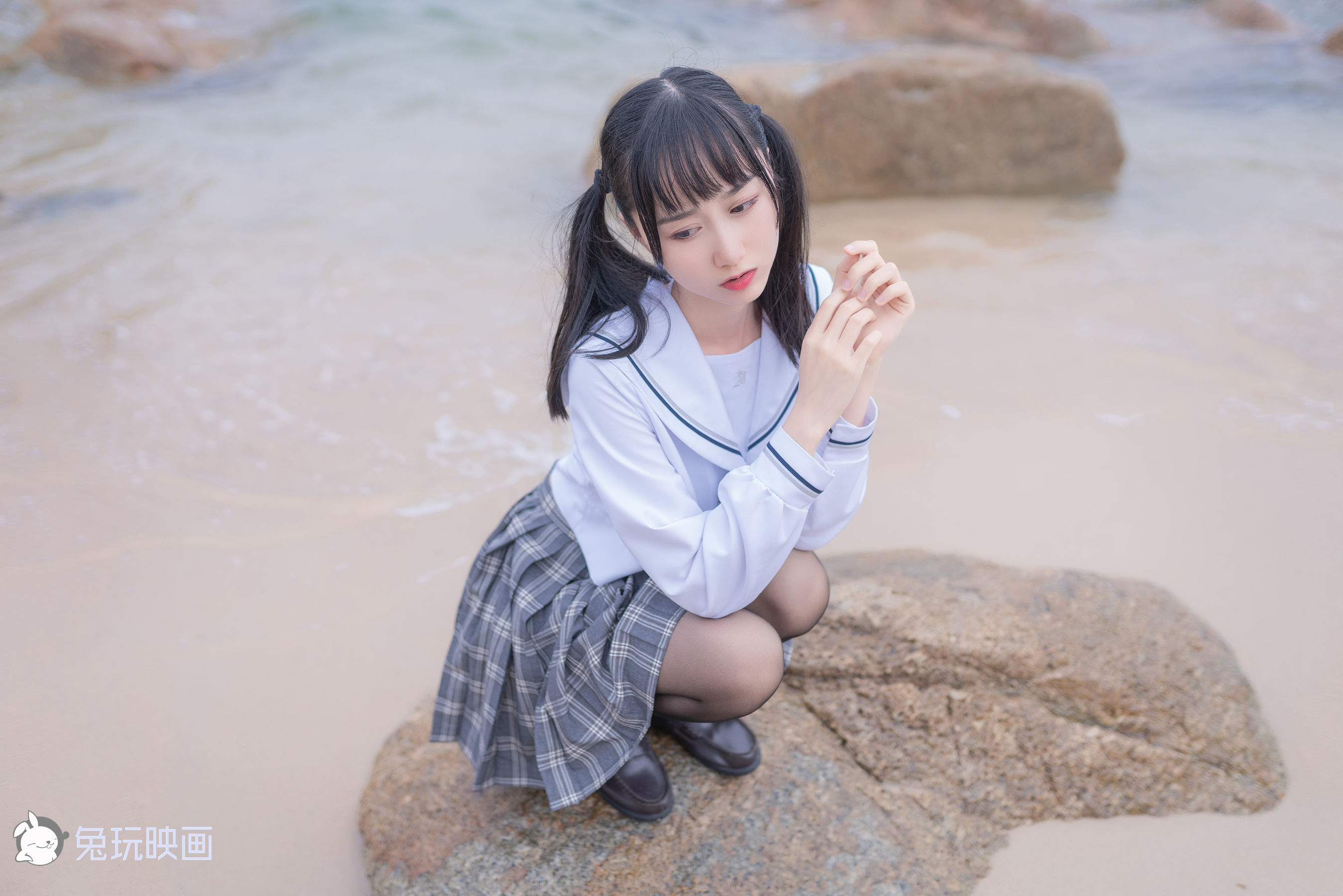 [兔玩映画] - JK制服 Vol.018 去海边吧