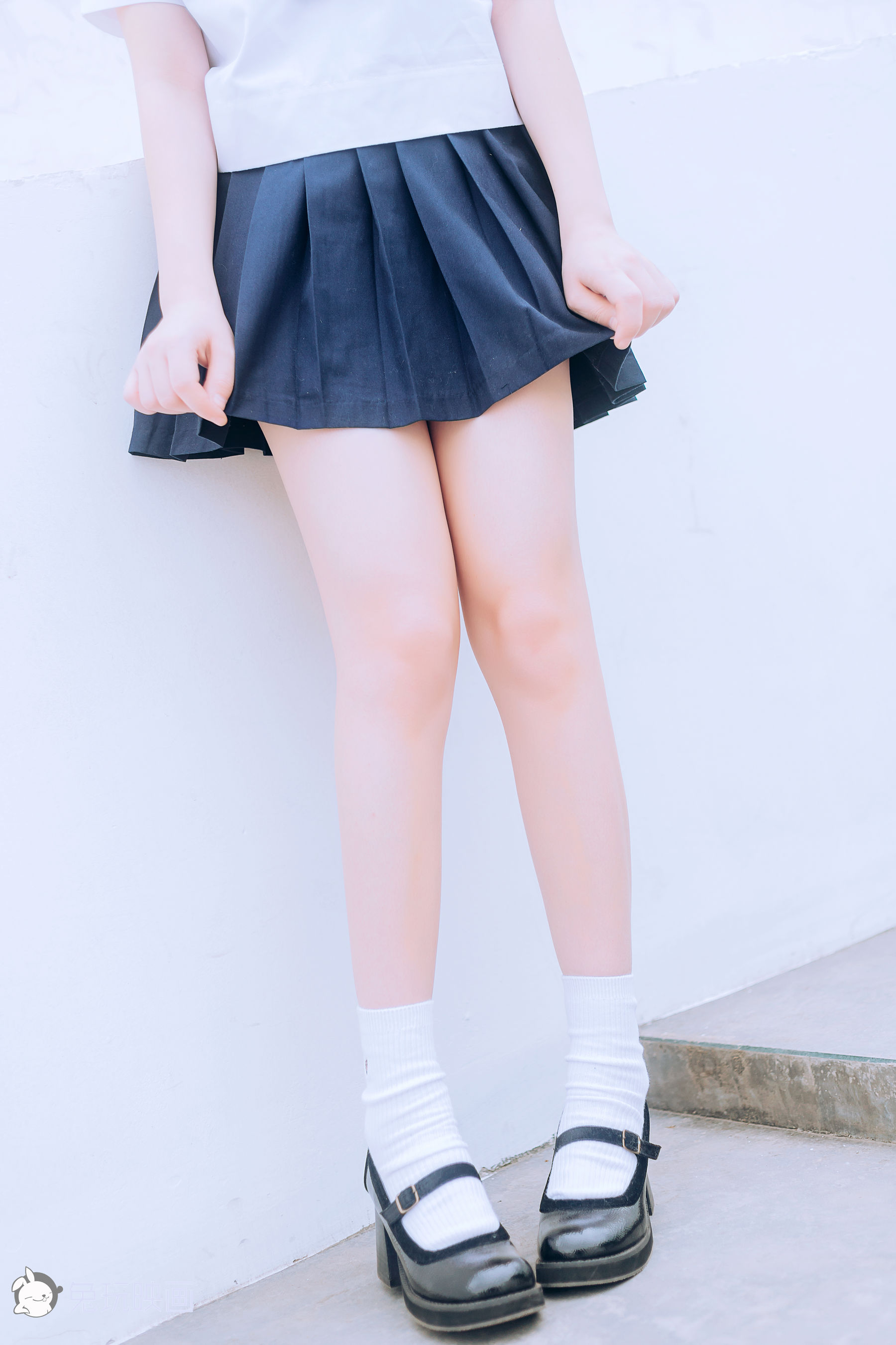 [兔玩映画] - JK制服 Vol.019 绿意葱茏