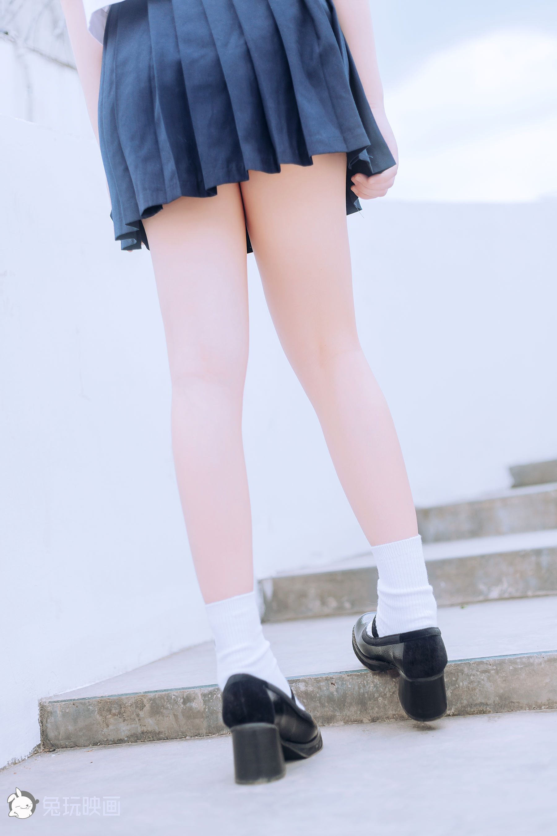 [兔玩映画] - JK制服 Vol.019 绿意葱茏