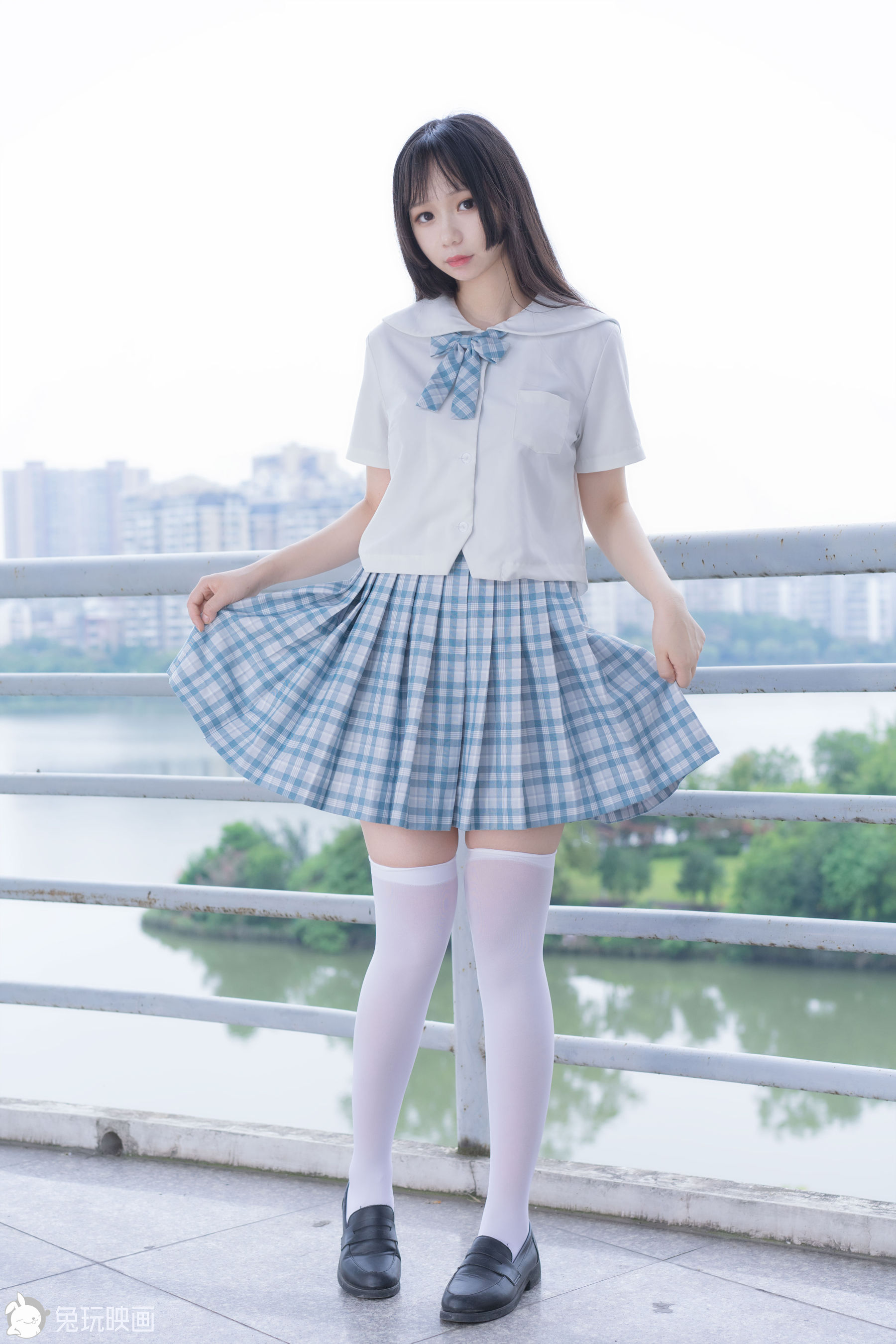 [兔玩映画] - JK制服 Vol.025 蓝柑夏日