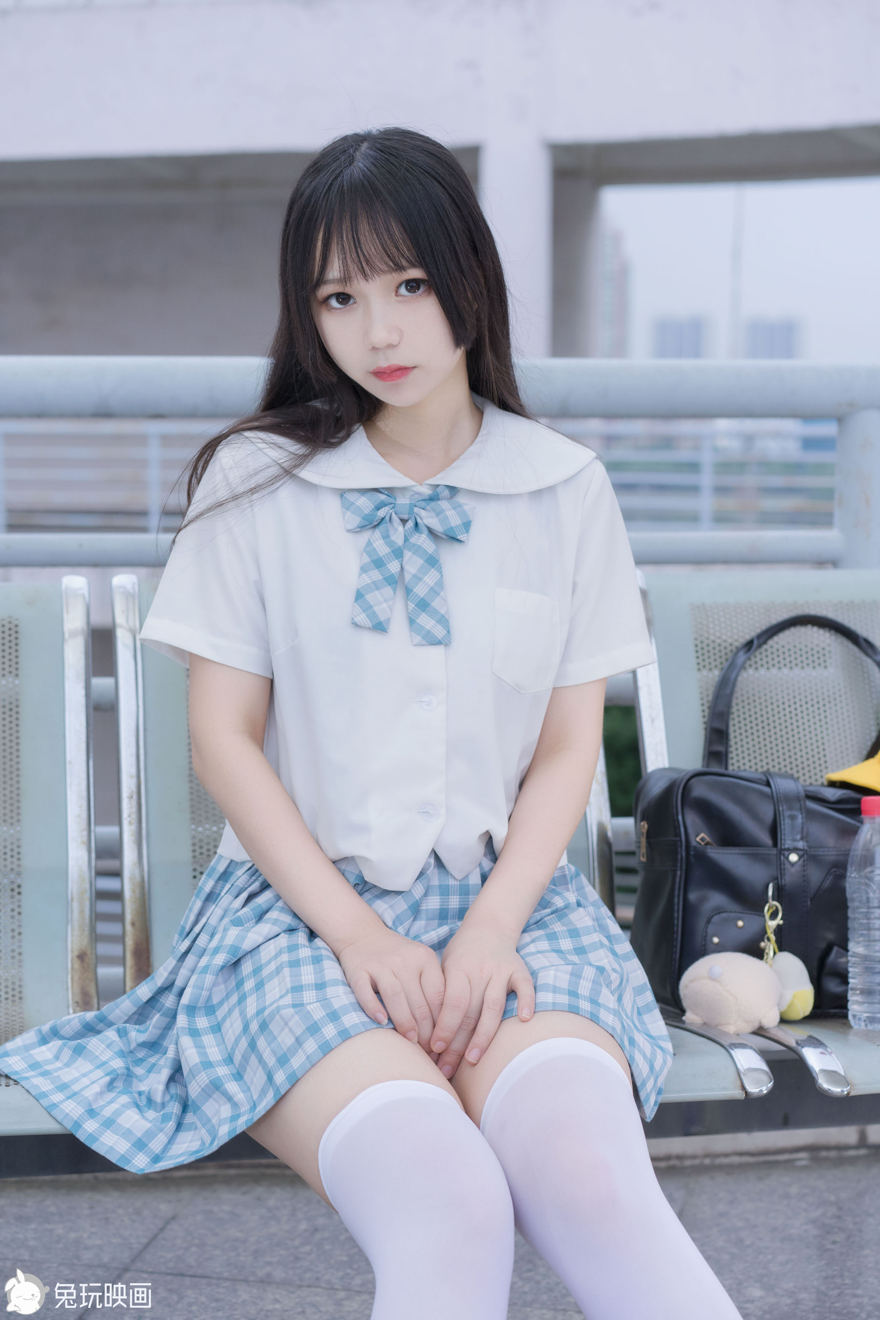 [兔玩映画] - JK制服 Vol.025 蓝柑夏日