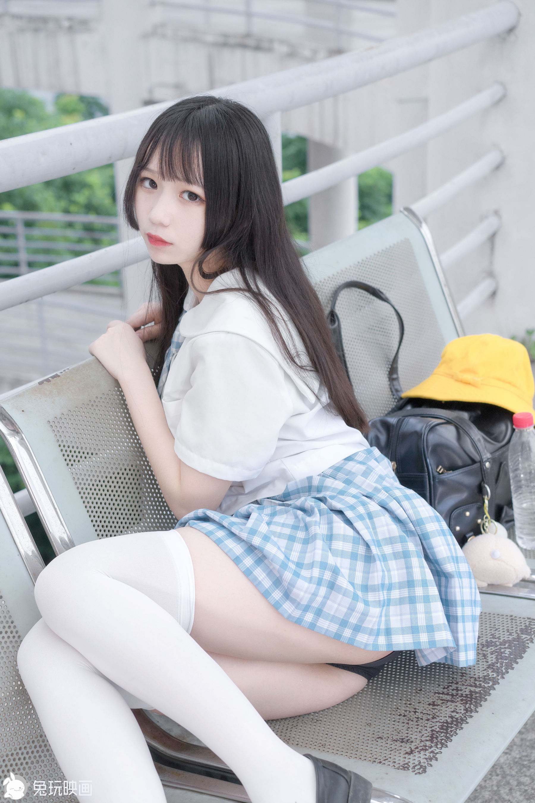 [兔玩映画] - JK制服 Vol.025 蓝柑夏日