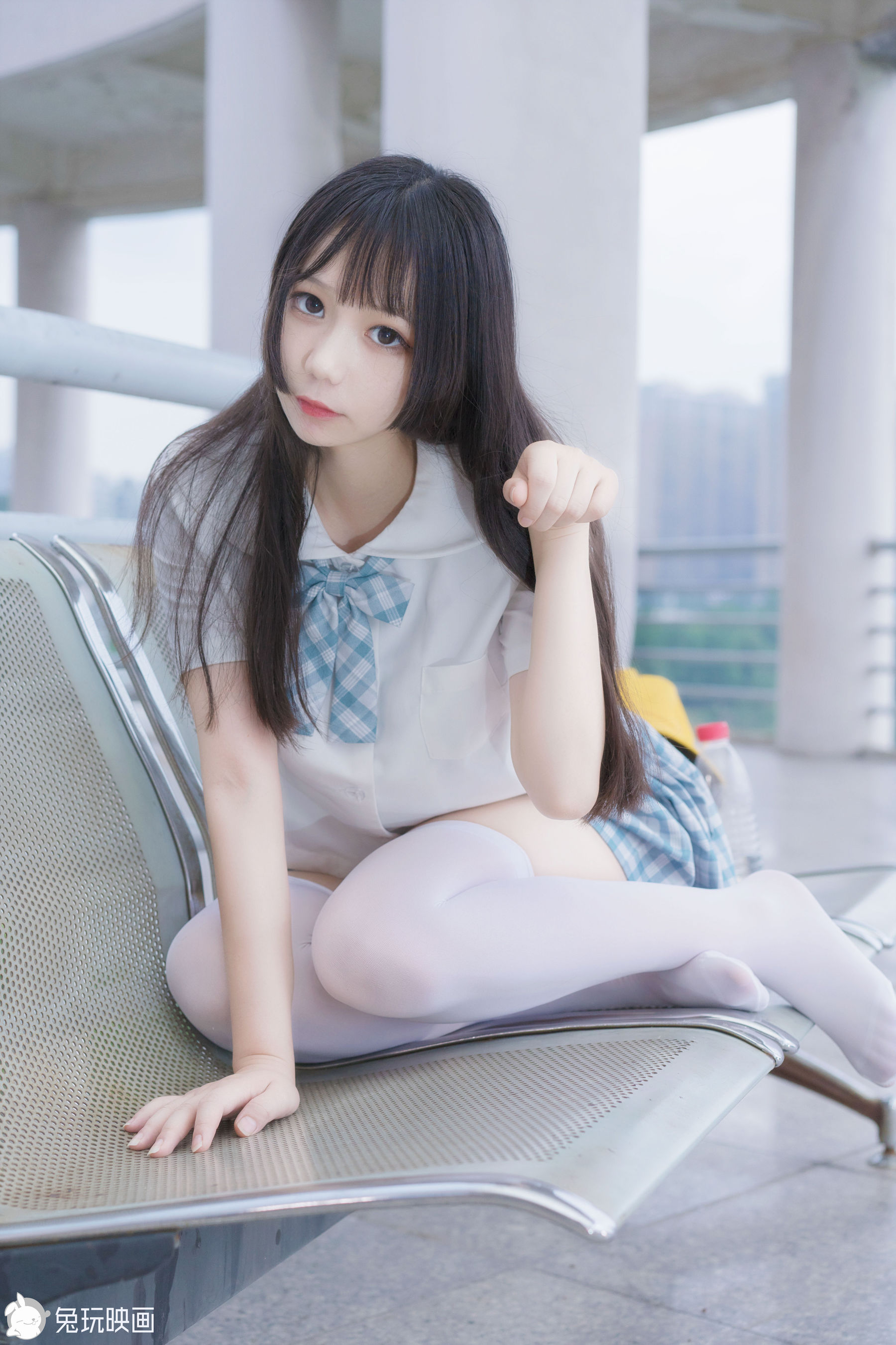 [兔玩映画] - JK制服 Vol.025 蓝柑夏日