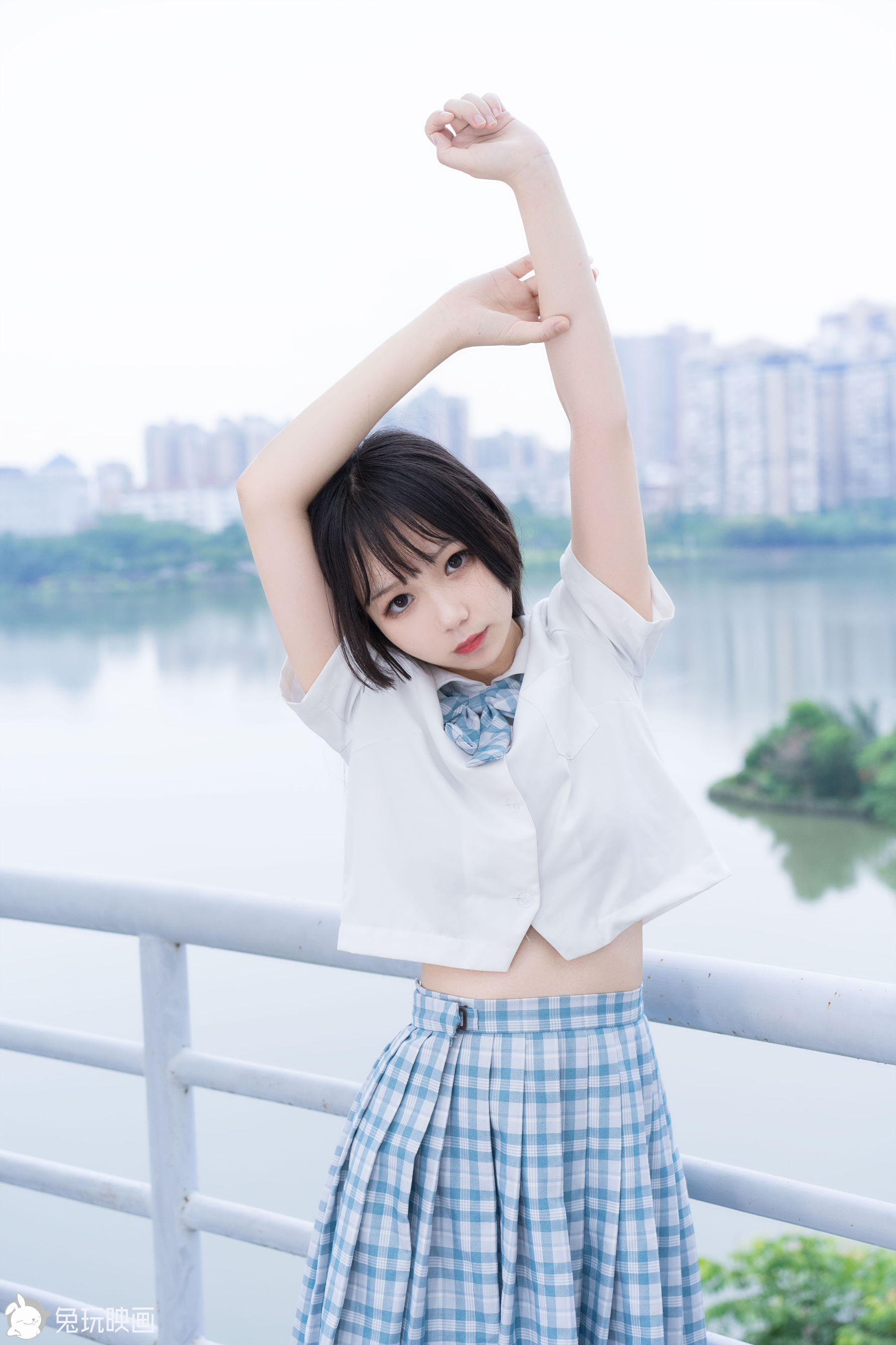 [兔玩映画] - JK制服 Vol.025 蓝柑夏日