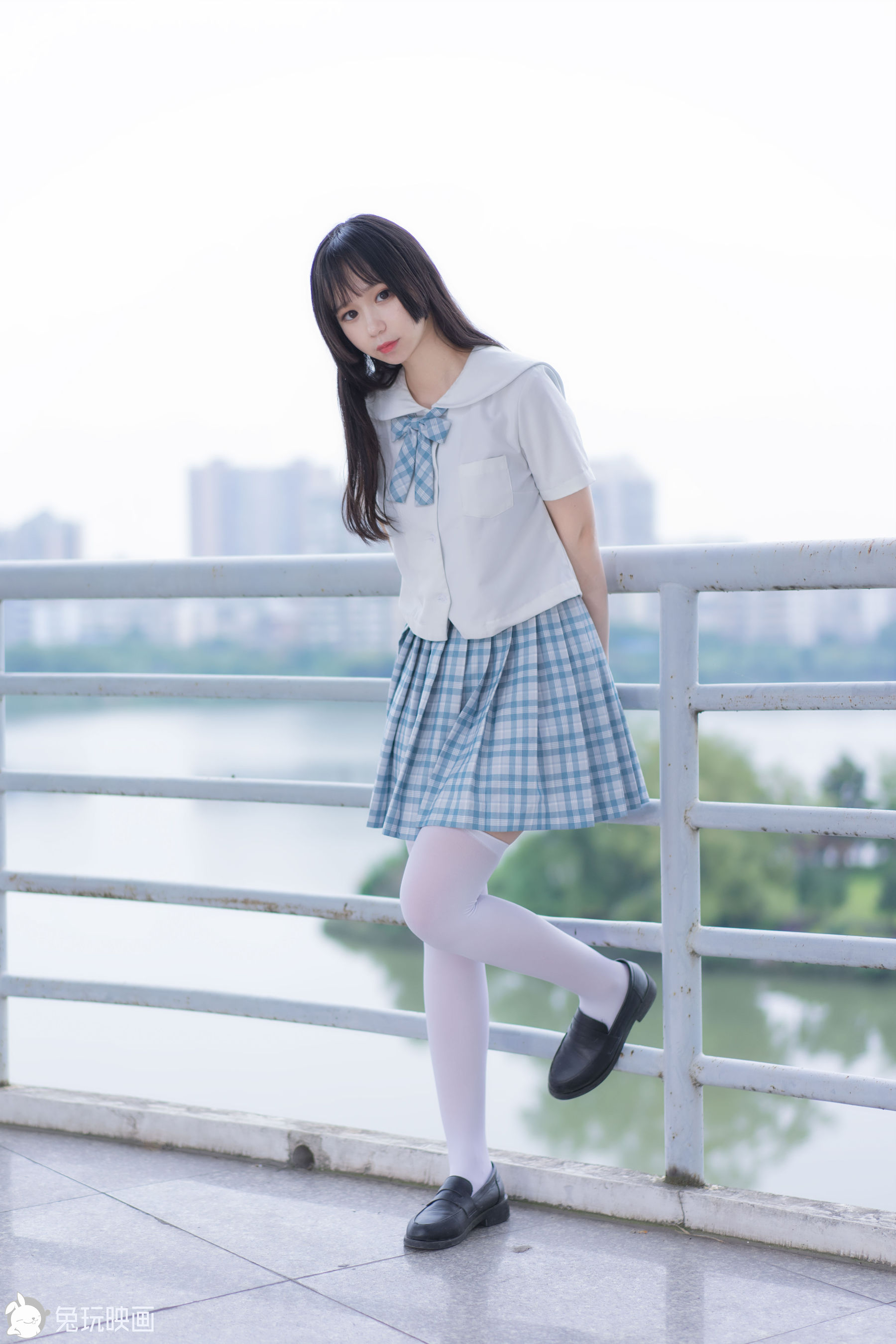 [兔玩映画] - JK制服 Vol.025 蓝柑夏日