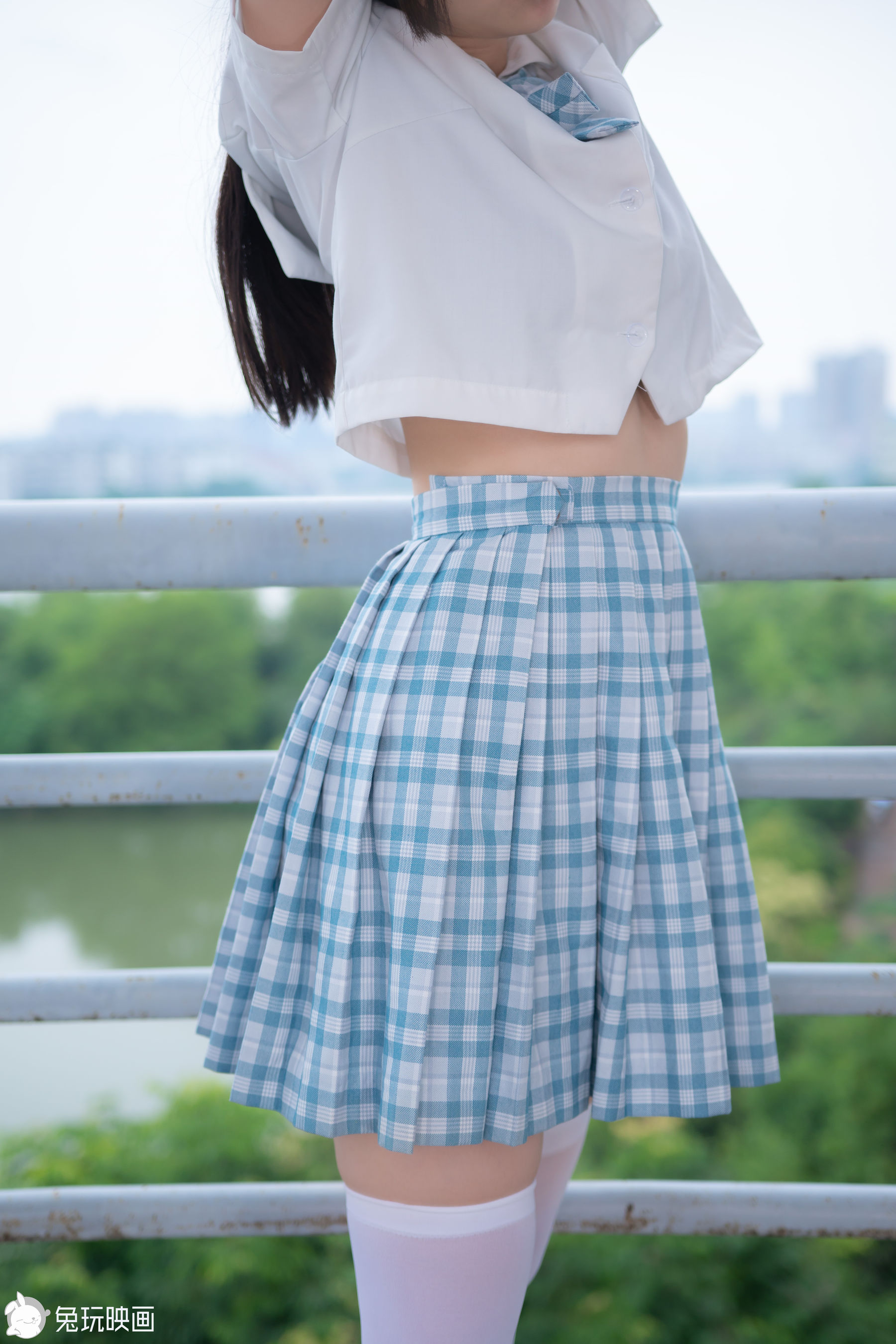 [兔玩映画] - JK制服 Vol.025 蓝柑夏日