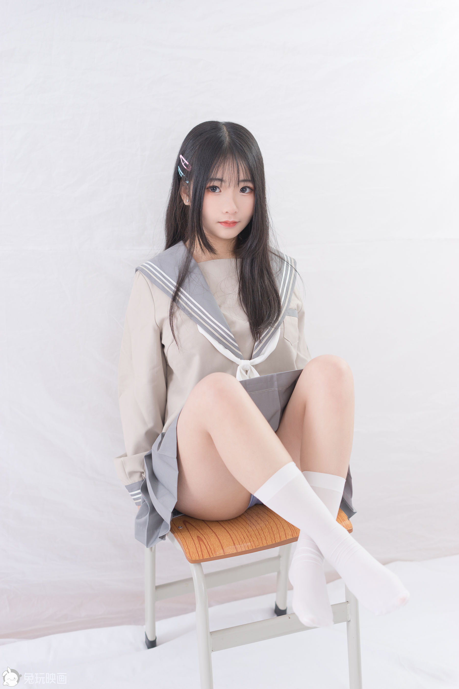 [兔玩映画] - JK制服 Vol.026 文静少女