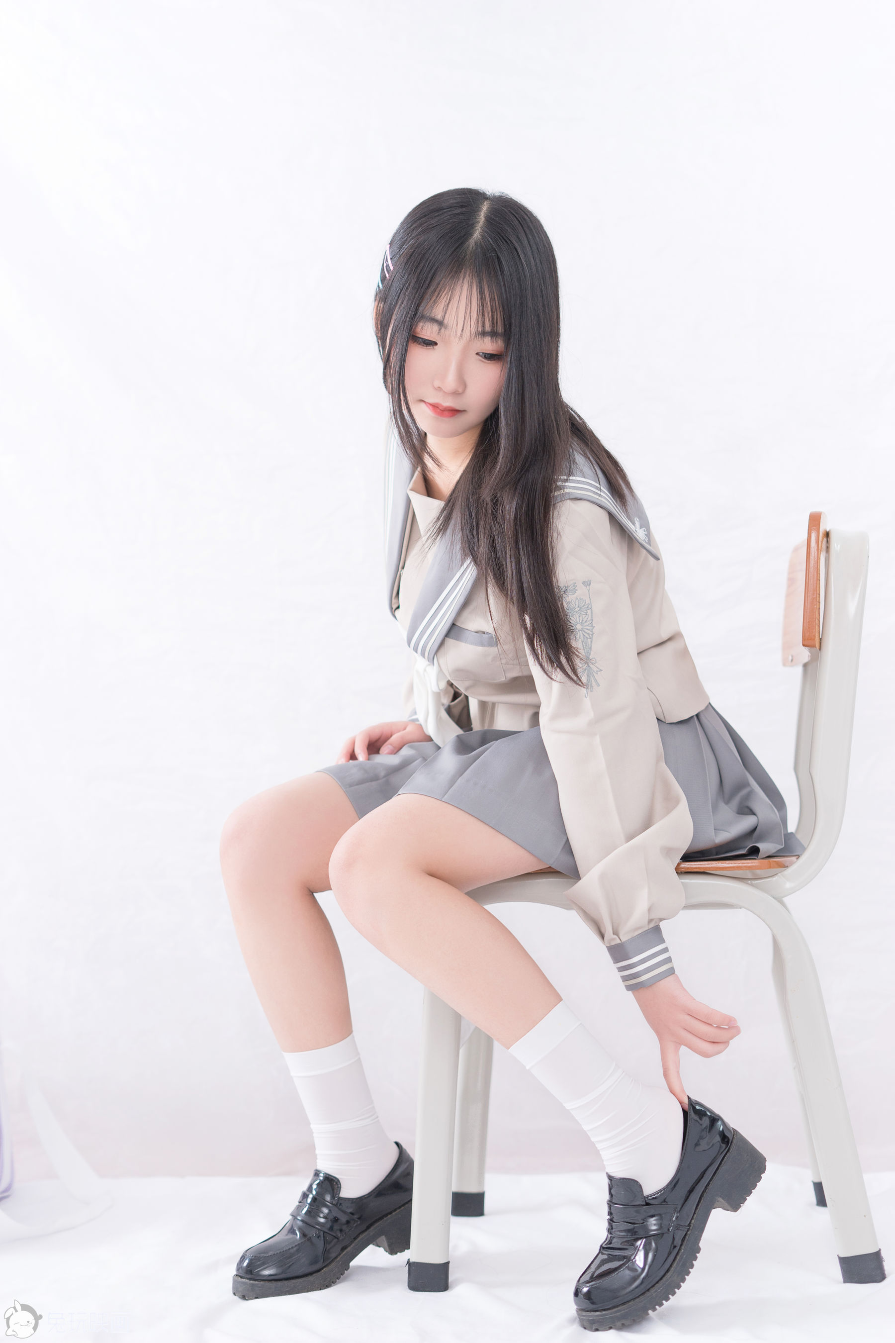 [兔玩映画] - JK制服 Vol.026 文静少女