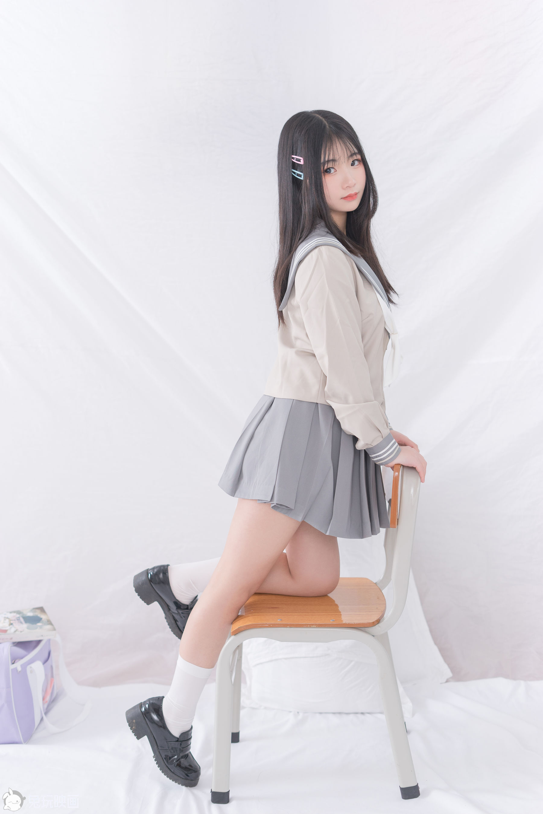 [兔玩映画] - JK制服 Vol.026 文静少女