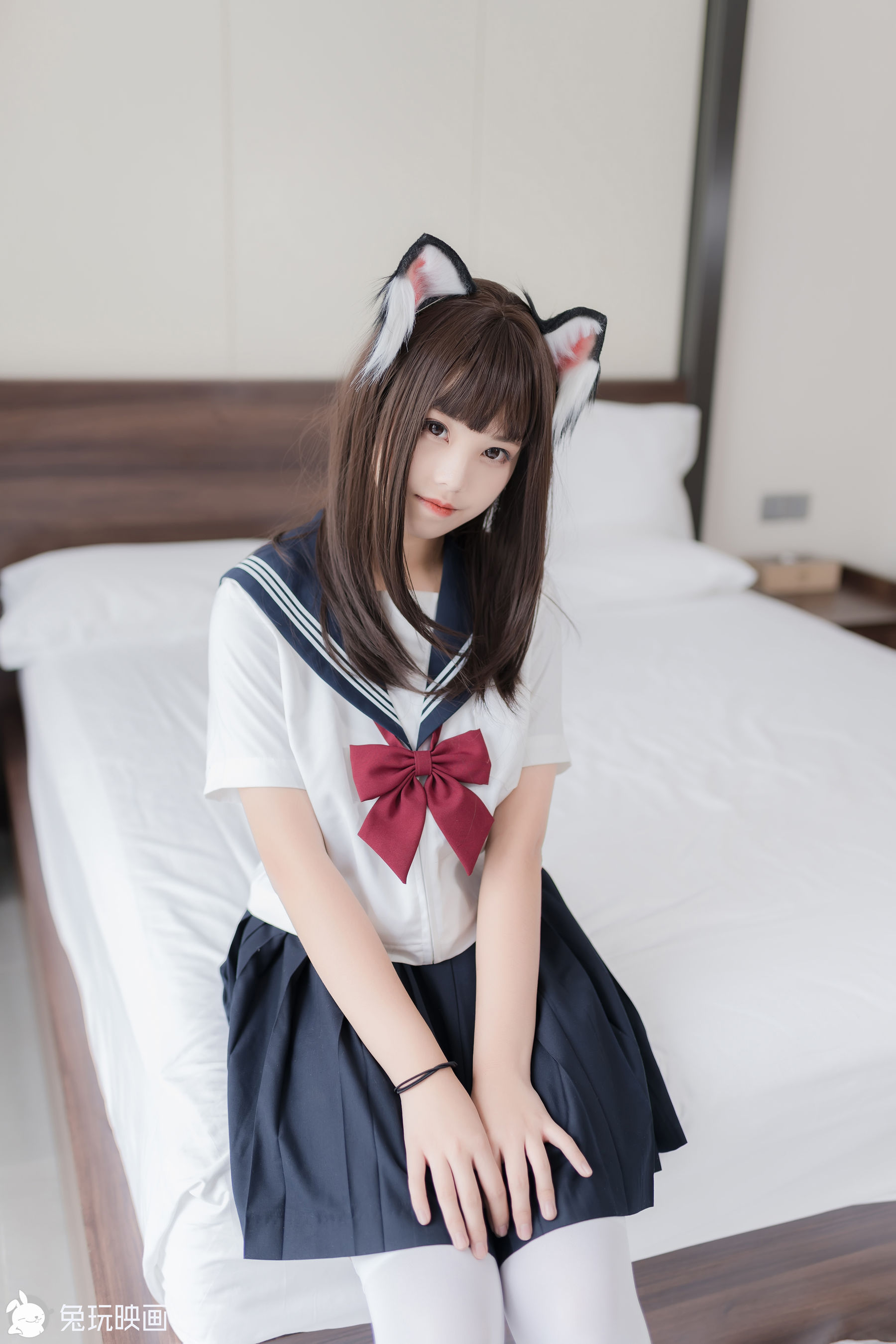 [兔玩映画] - JK制服 Vol.027 猫耳JK