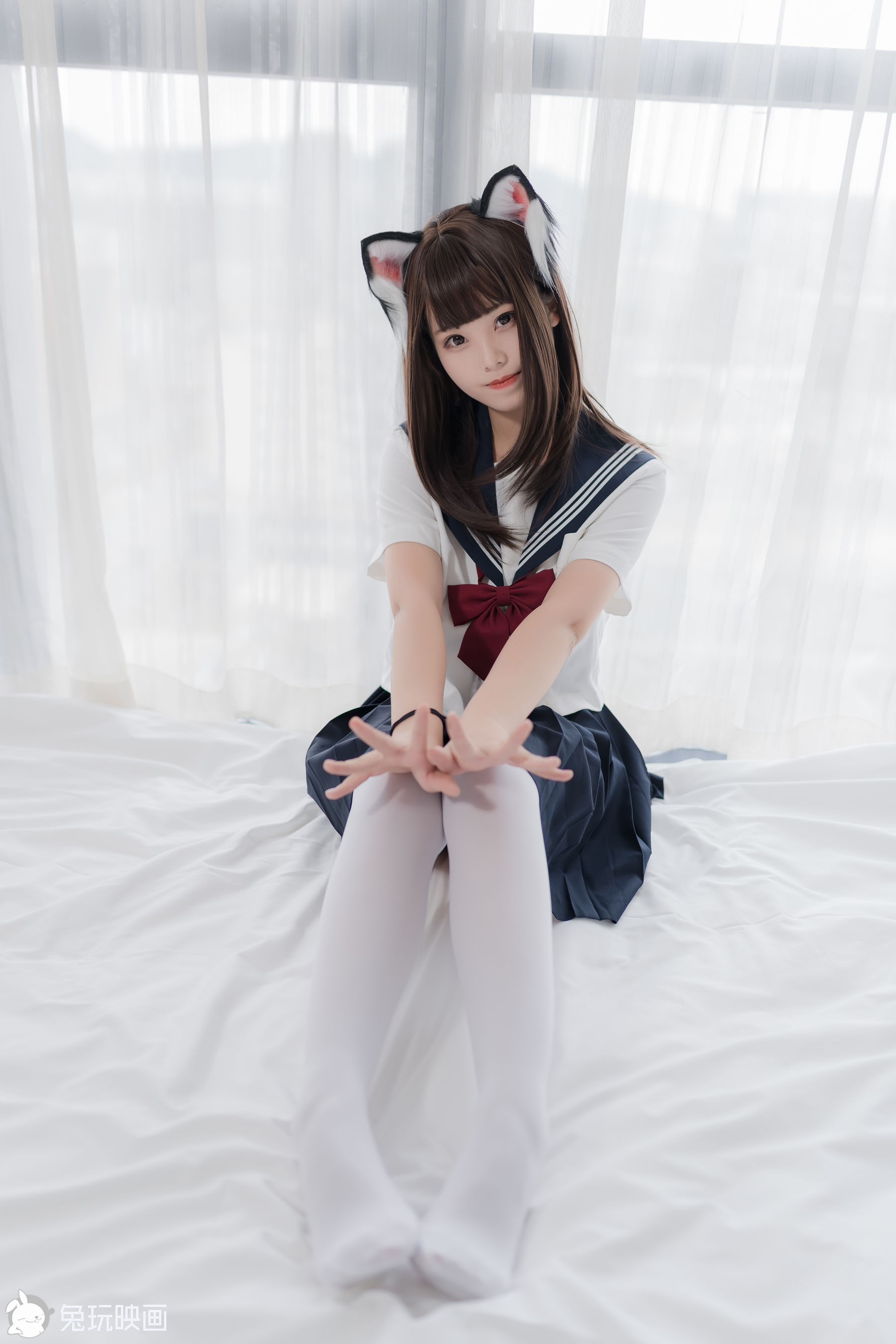 [兔玩映画] - JK制服 Vol.027 猫耳JK