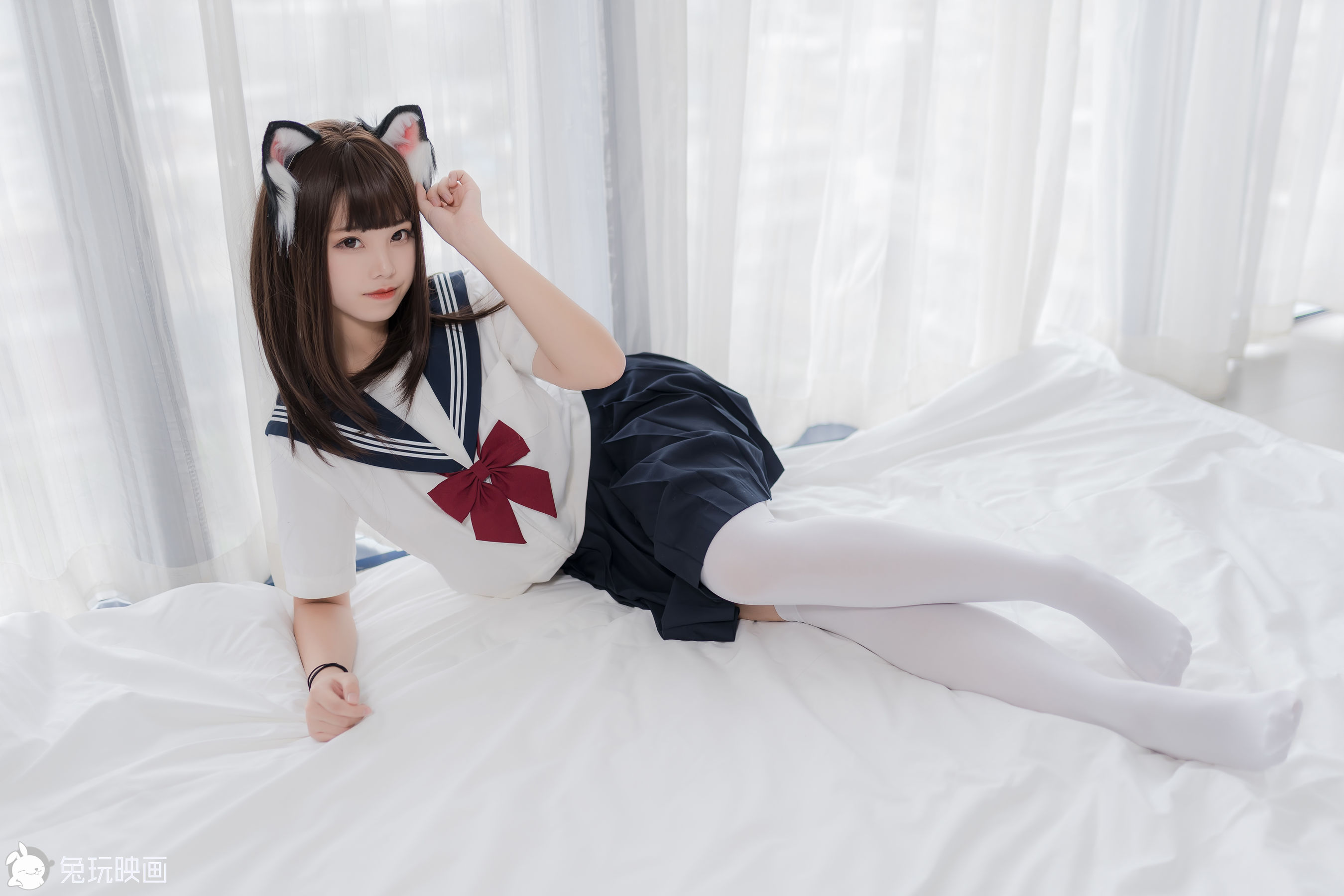 [兔玩映画] - JK制服 Vol.027 猫耳JK