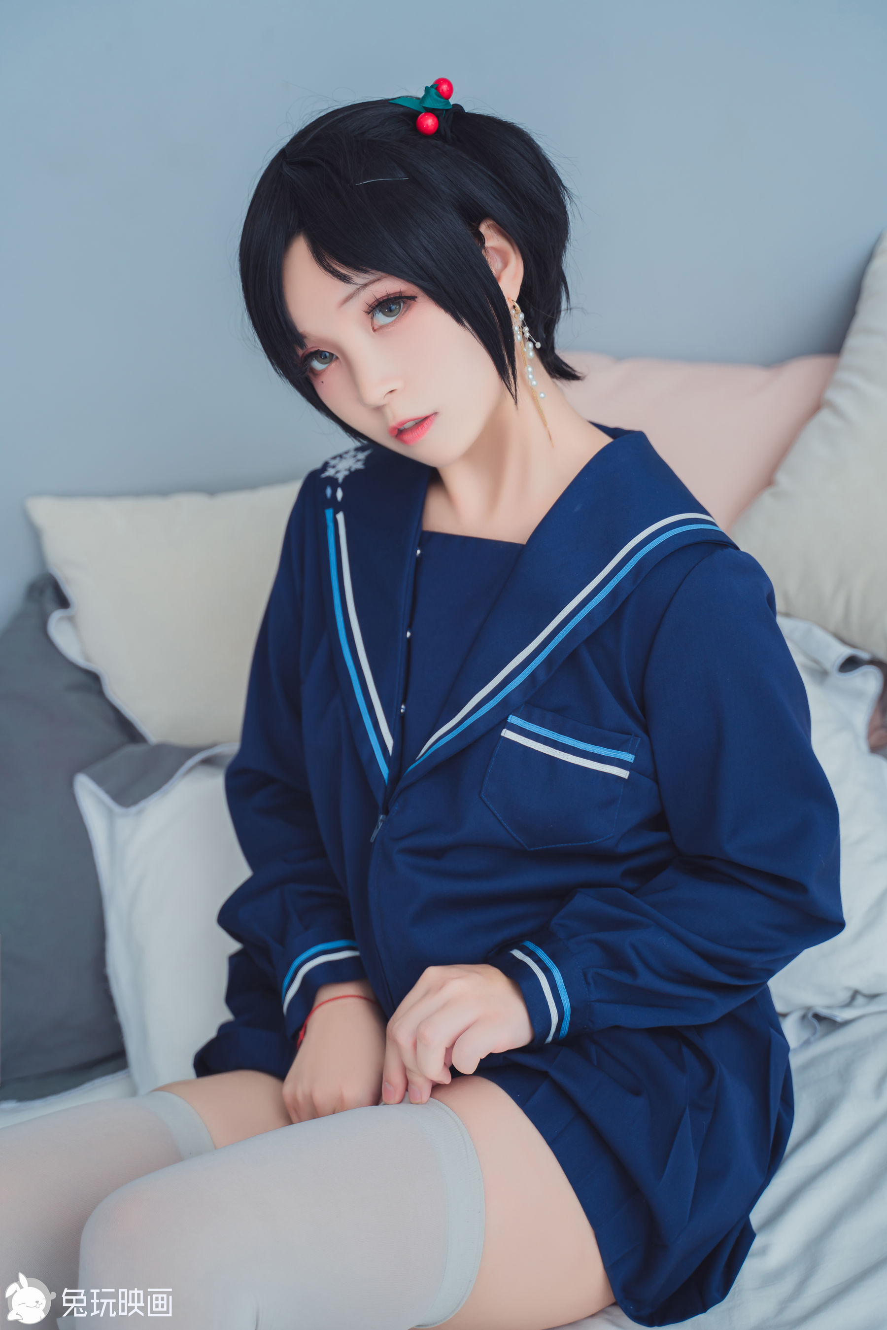 [兔玩映画] - JK制服 Vol.030 蓝色幻想