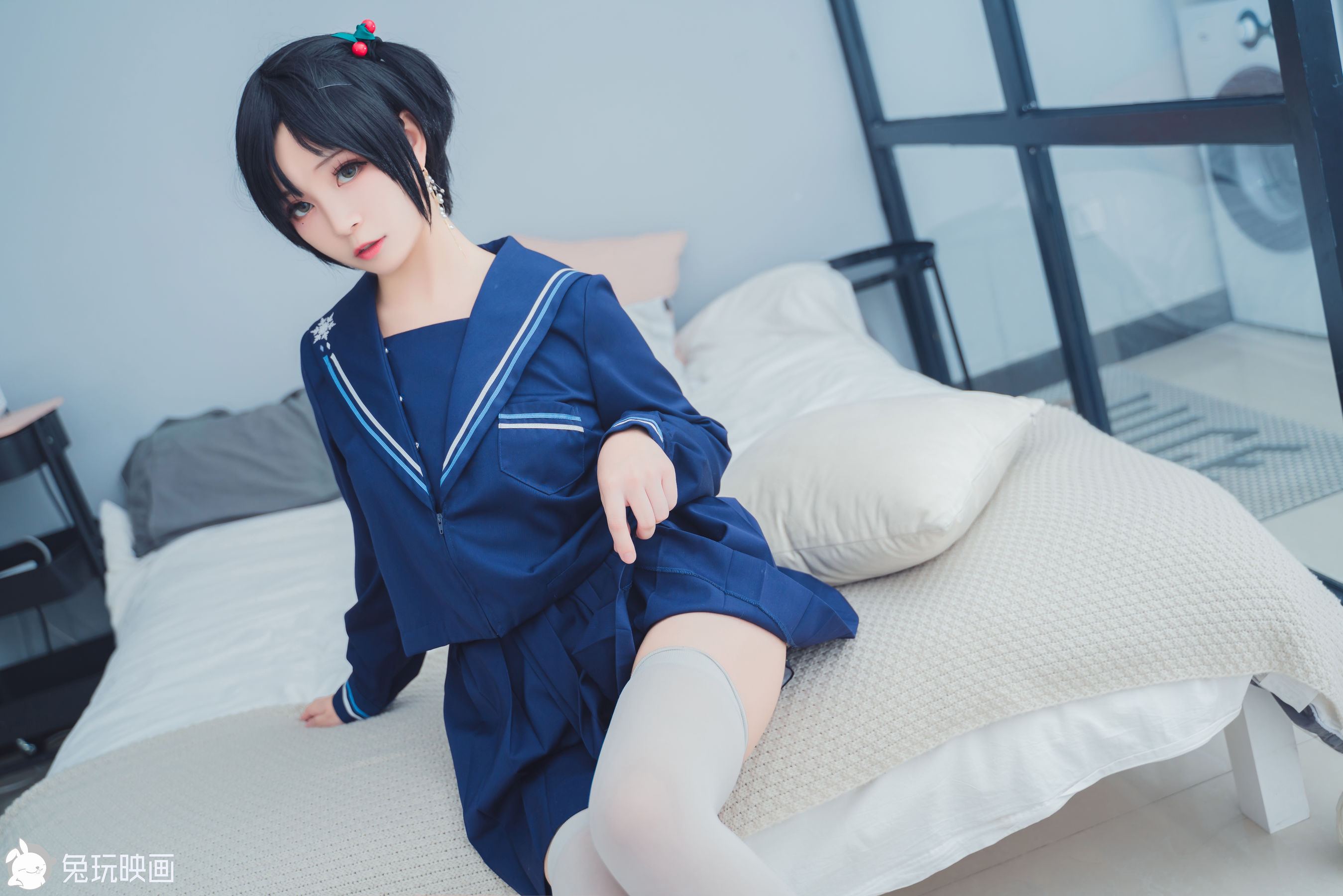 [兔玩映画] - JK制服 Vol.030 蓝色幻想