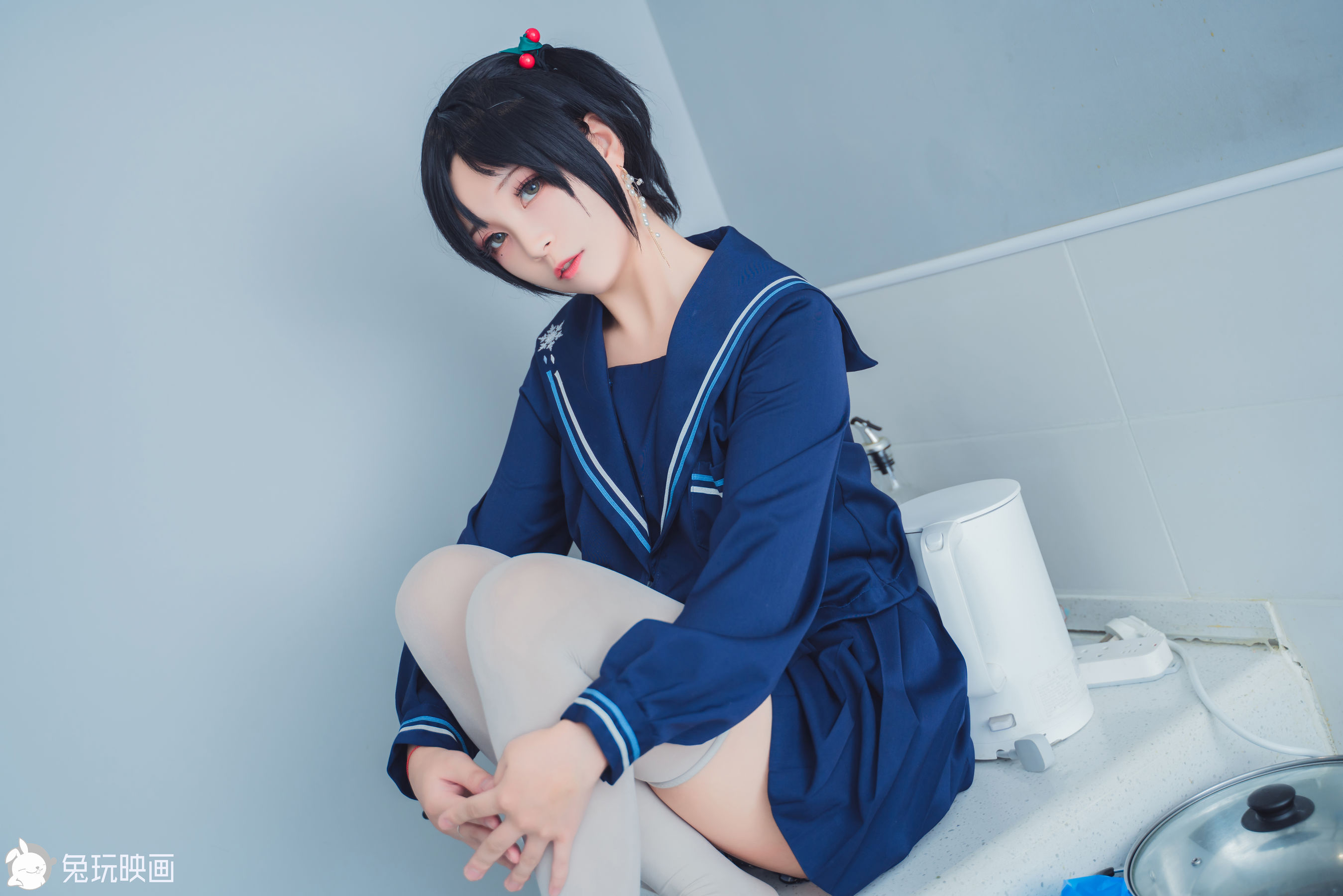 [兔玩映画] - JK制服 Vol.030 蓝色幻想