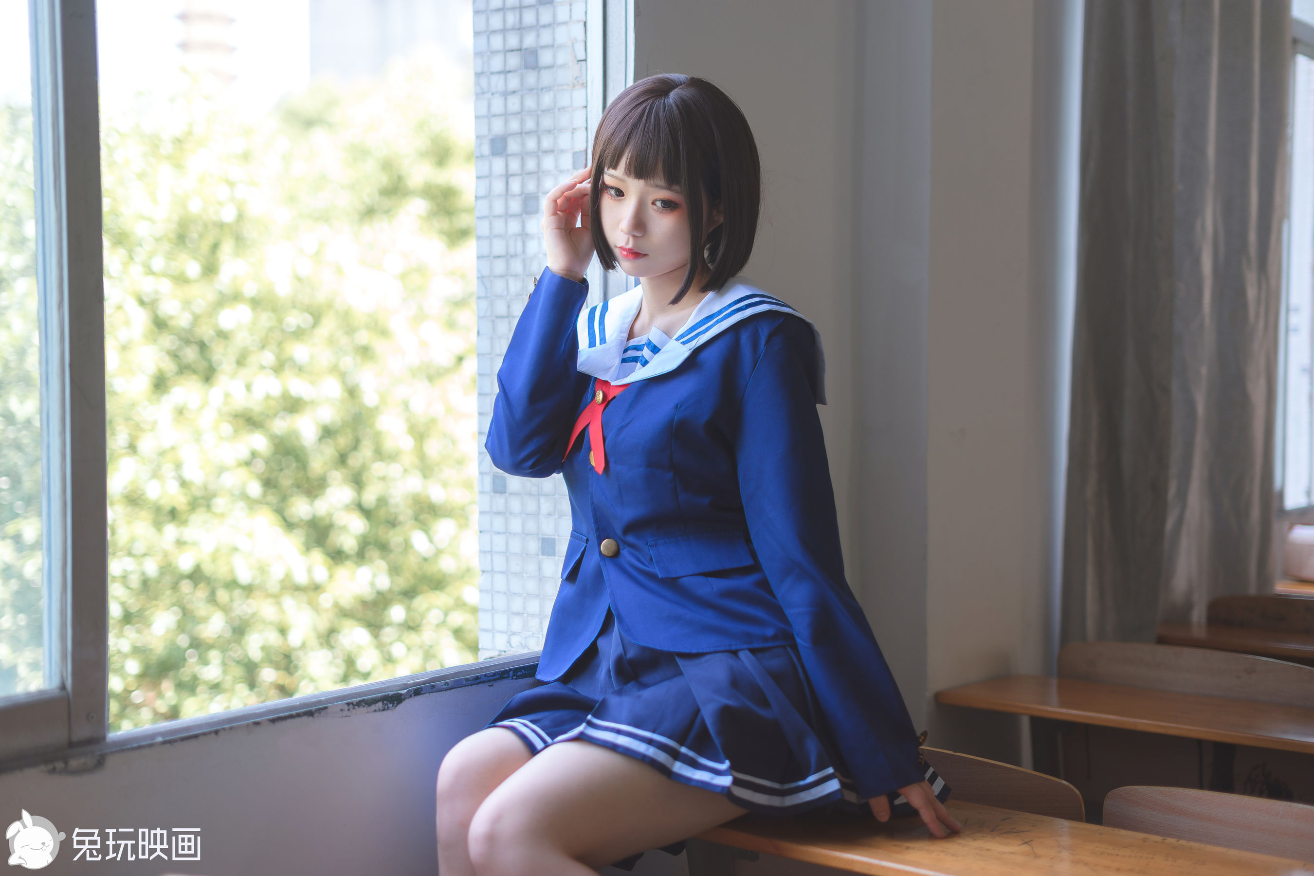 [兔玩映画] - JK制服 Vol.036 路人女主