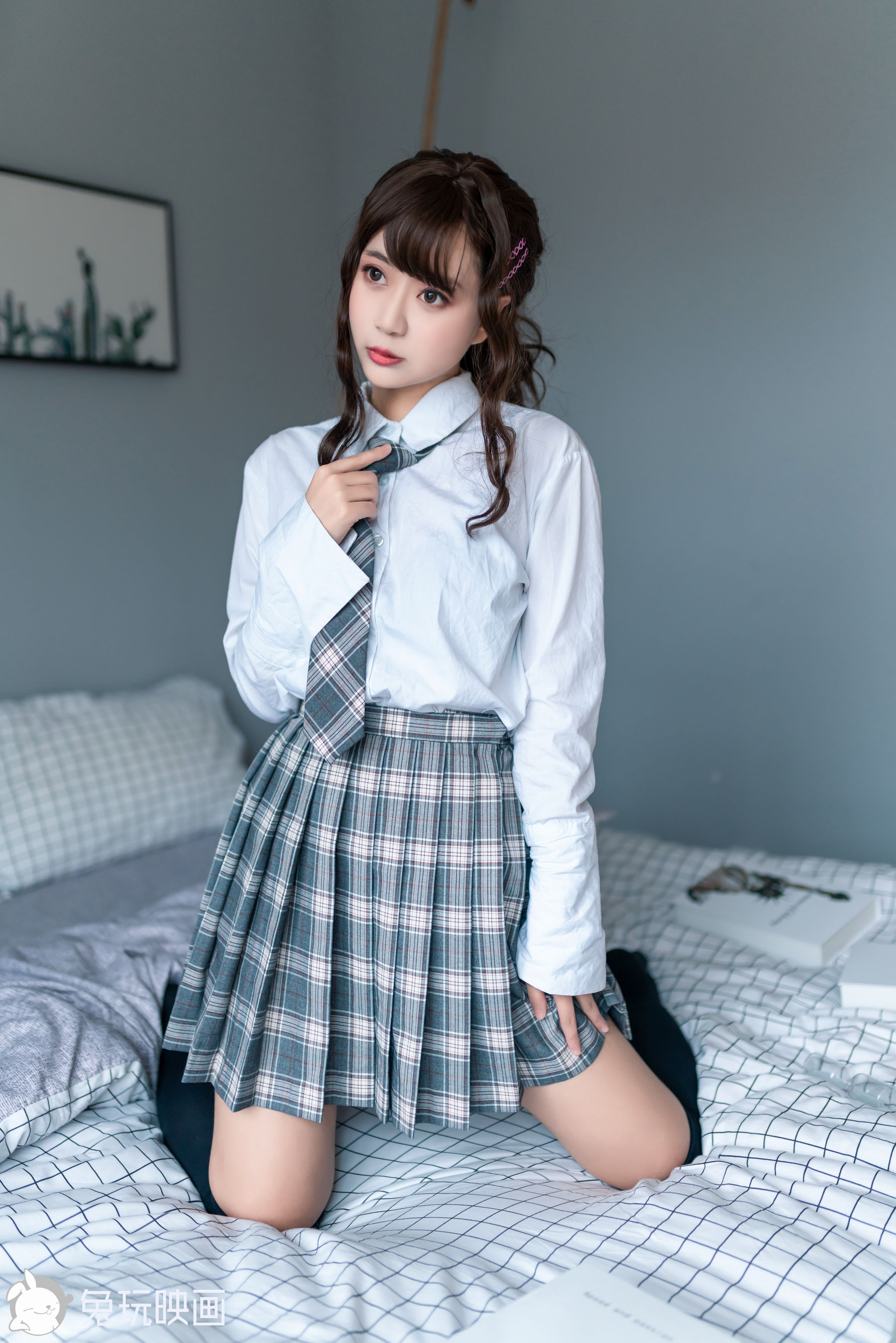 [兔玩映画] - JK制服 Vol.037 冬日民居