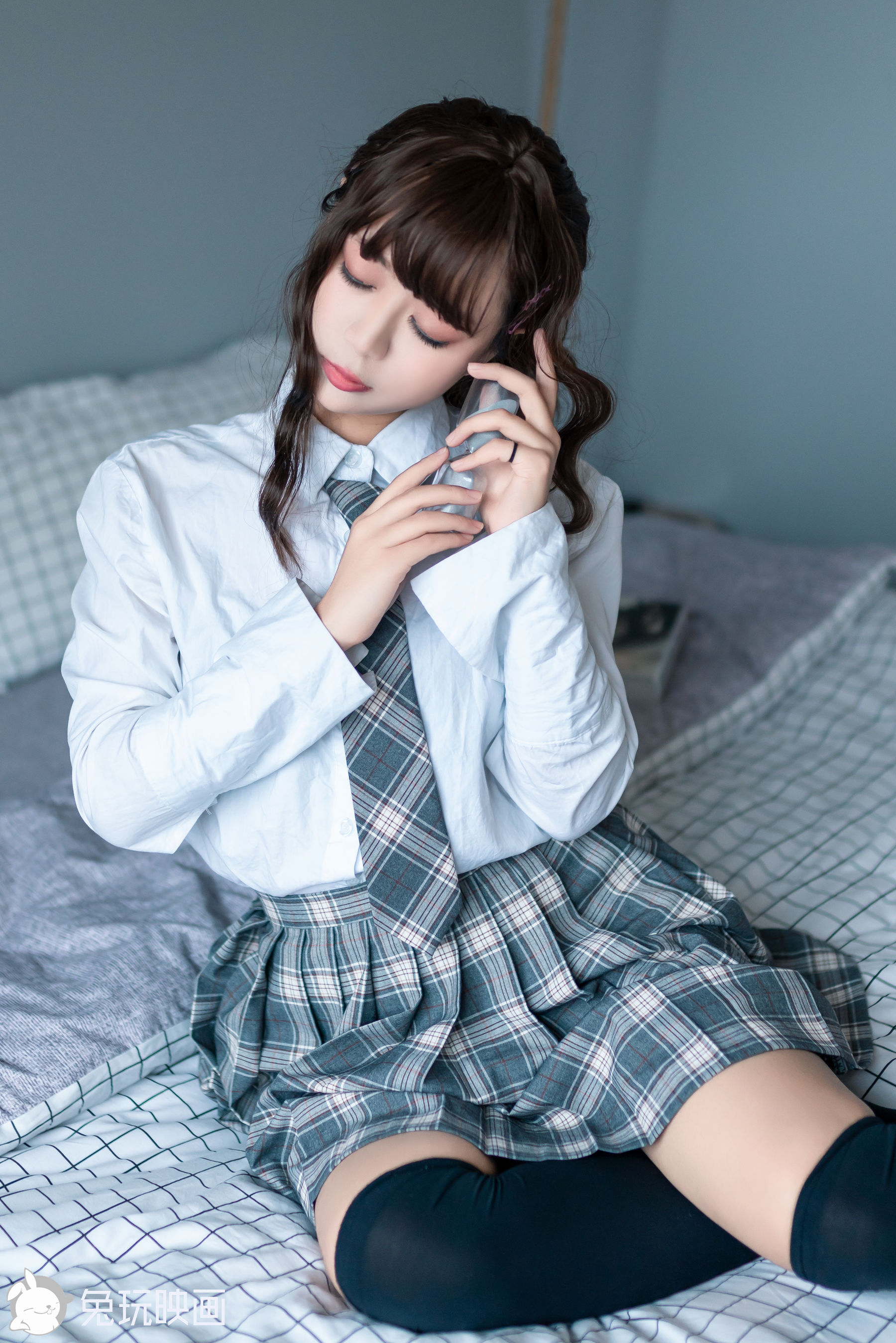 [兔玩映画] - JK制服 Vol.037 冬日民居