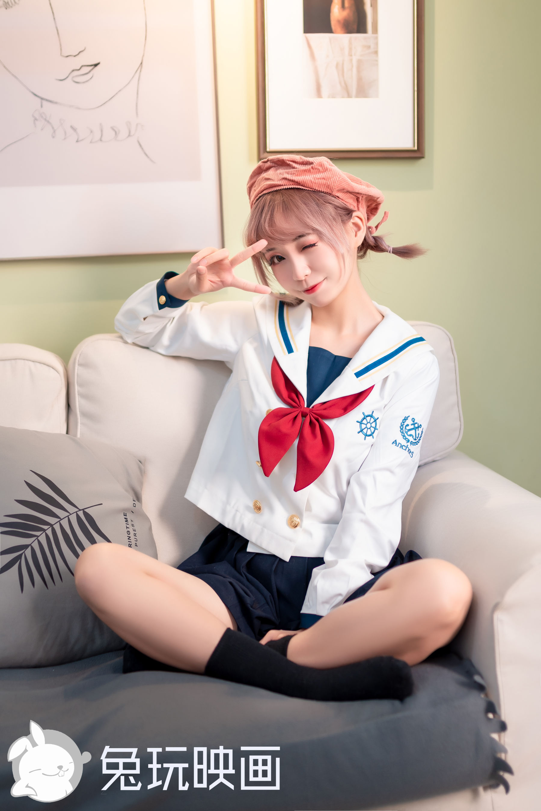 [兔玩映画] - JK制服 Vol.040 俏皮女孩