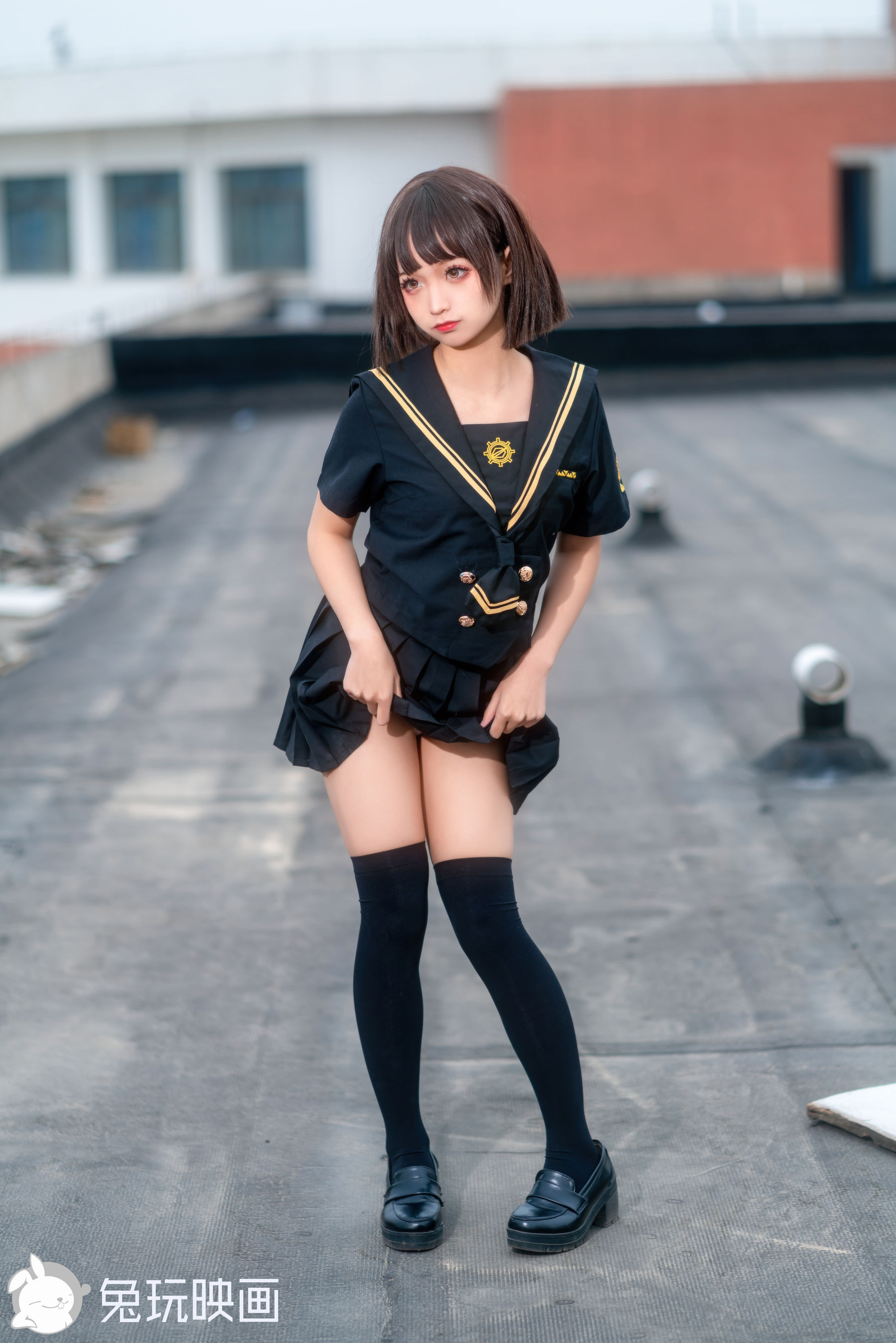 [兔玩映画] - JK制服 Vol.041 天台学妹