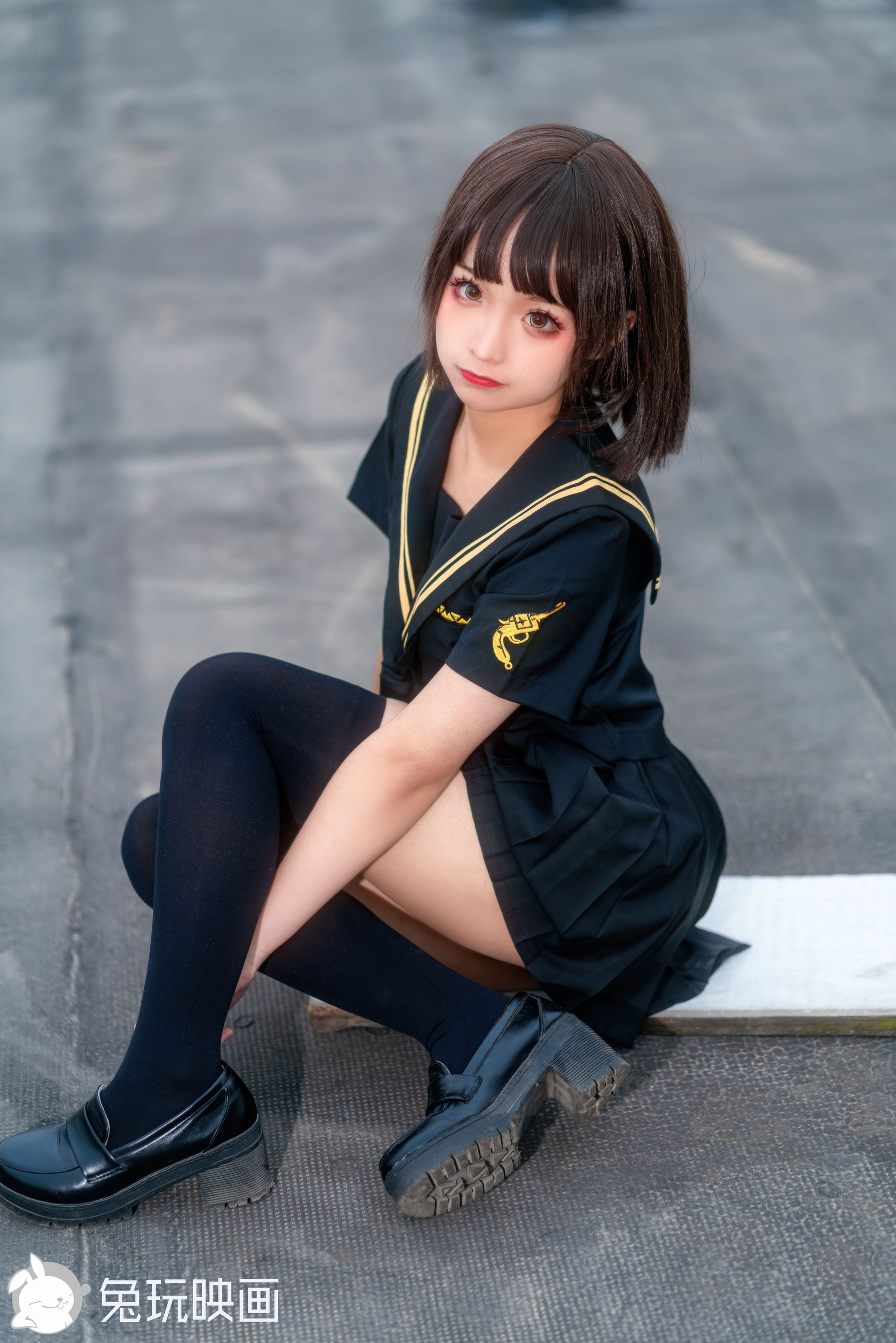 [兔玩映画] - JK制服 Vol.041 天台学妹