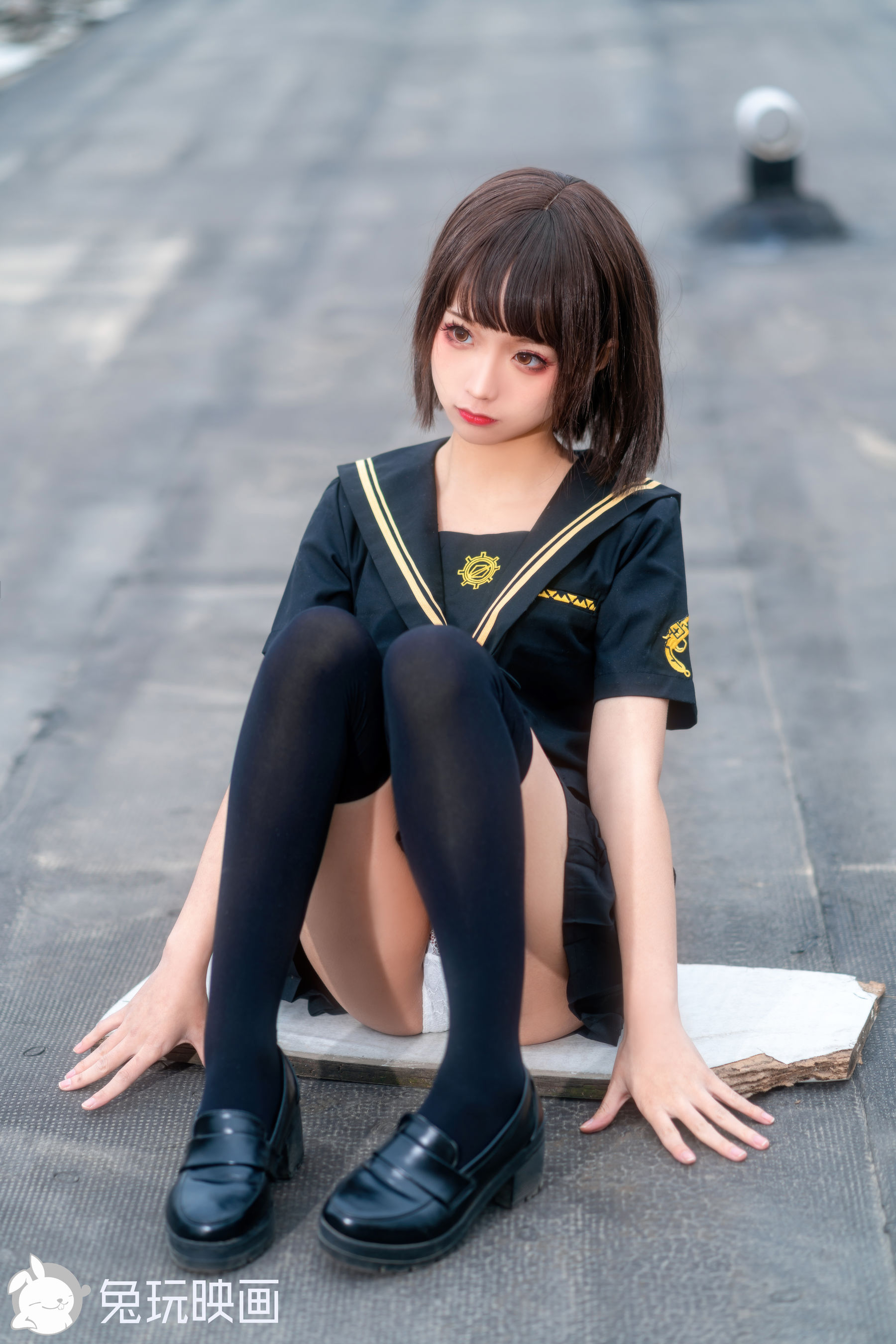 [兔玩映画] - JK制服 Vol.041 天台学妹