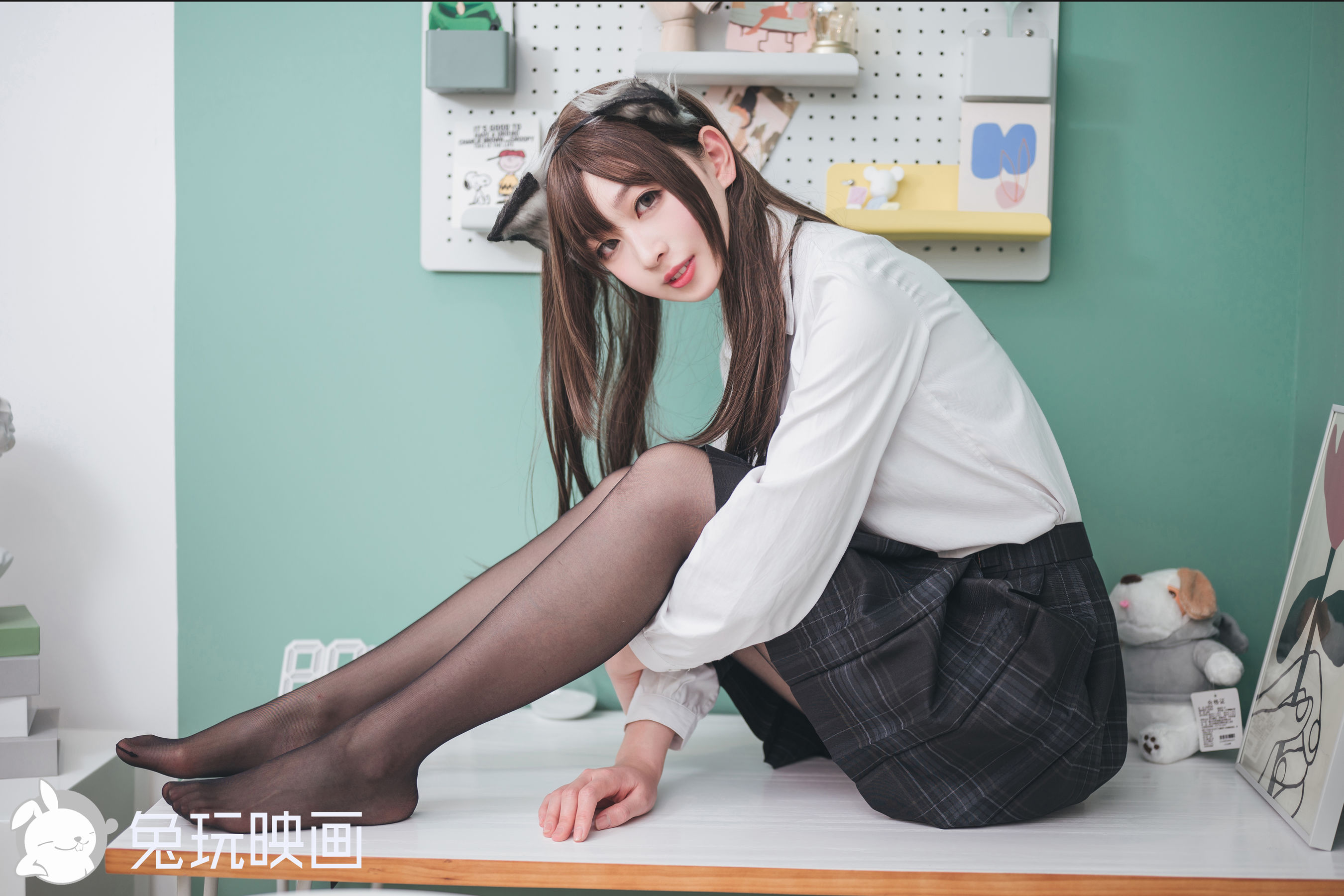 [兔玩映画] - JK制服 Vol.042 猫耳学姐