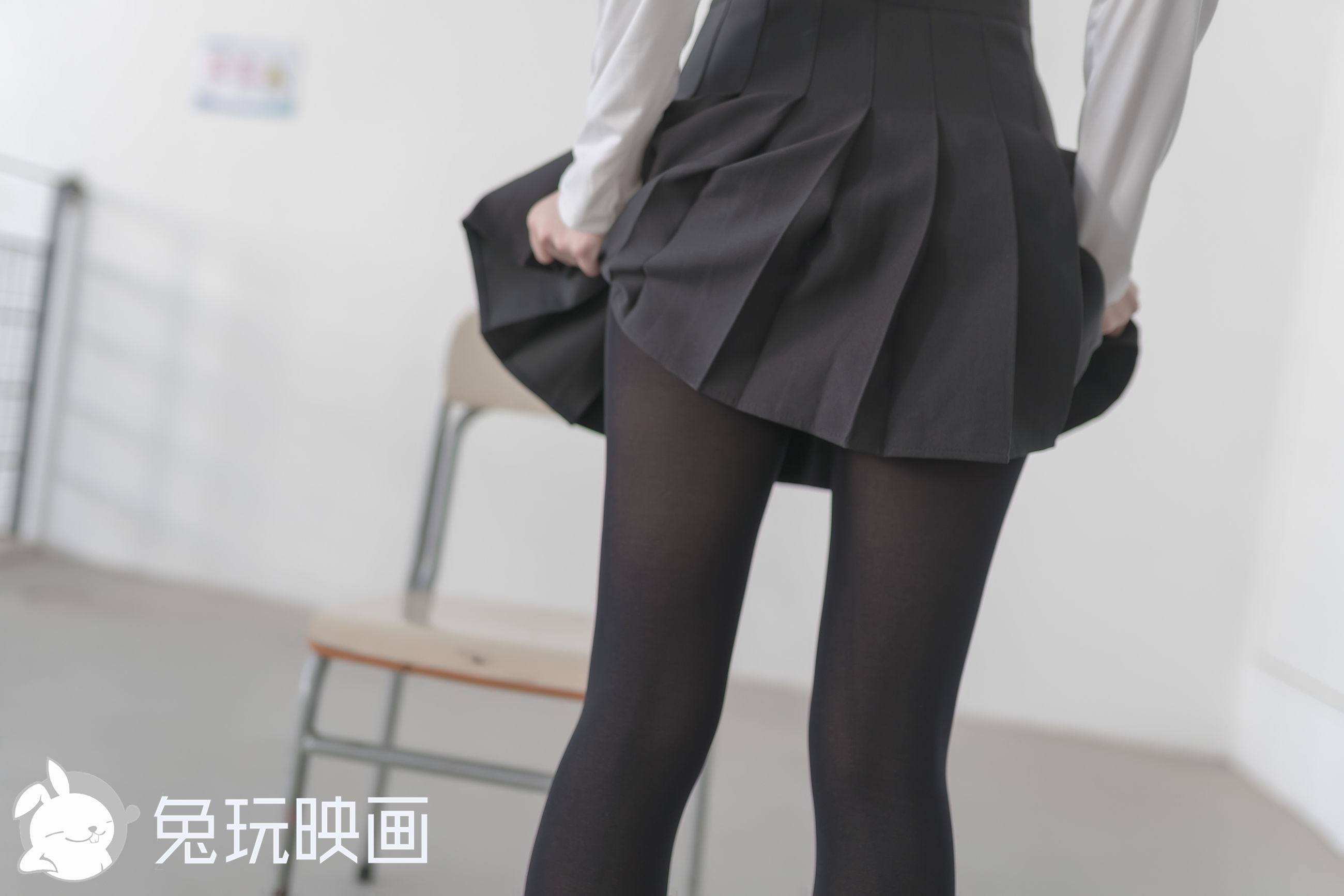 [兔玩映画] - 冬天里的黑袜