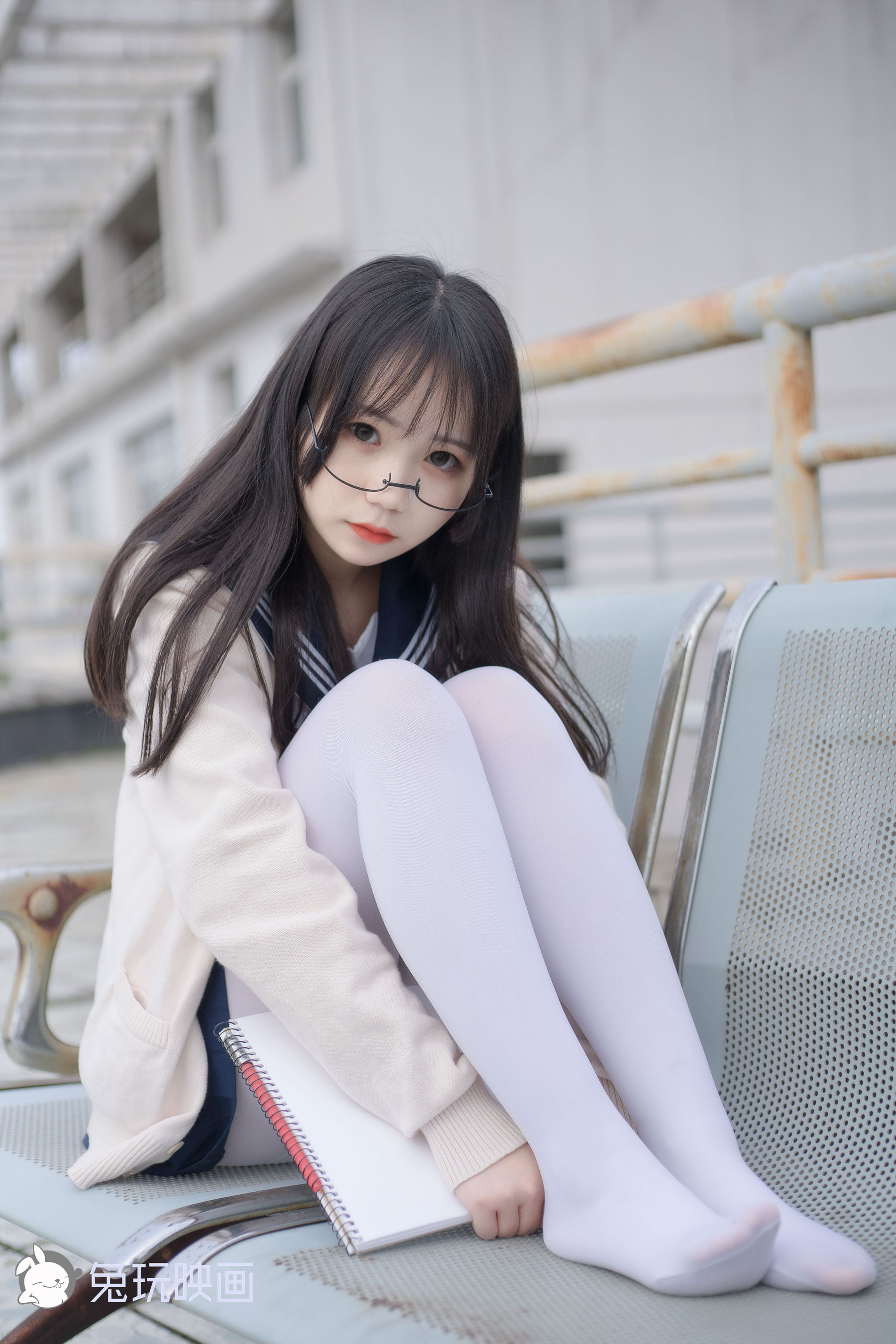 [兔玩映画] - 喵喵的白丝水手服