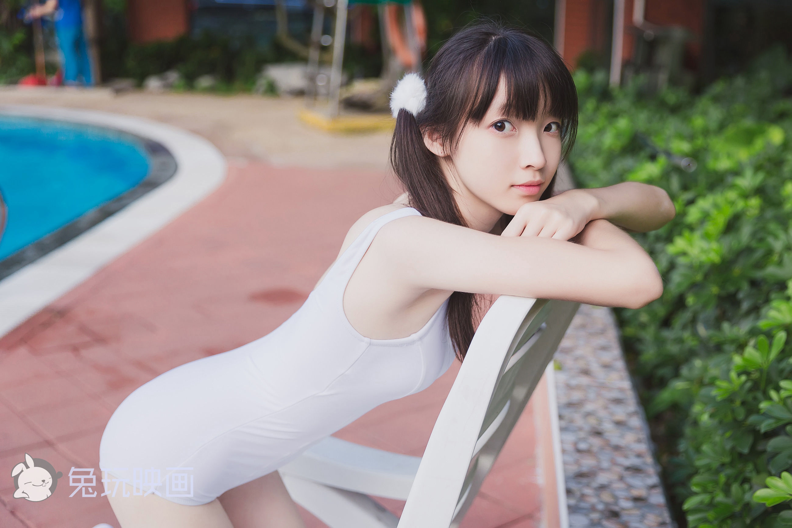 [兔玩映画] - 夏日泳装 Vol.002 双马尾