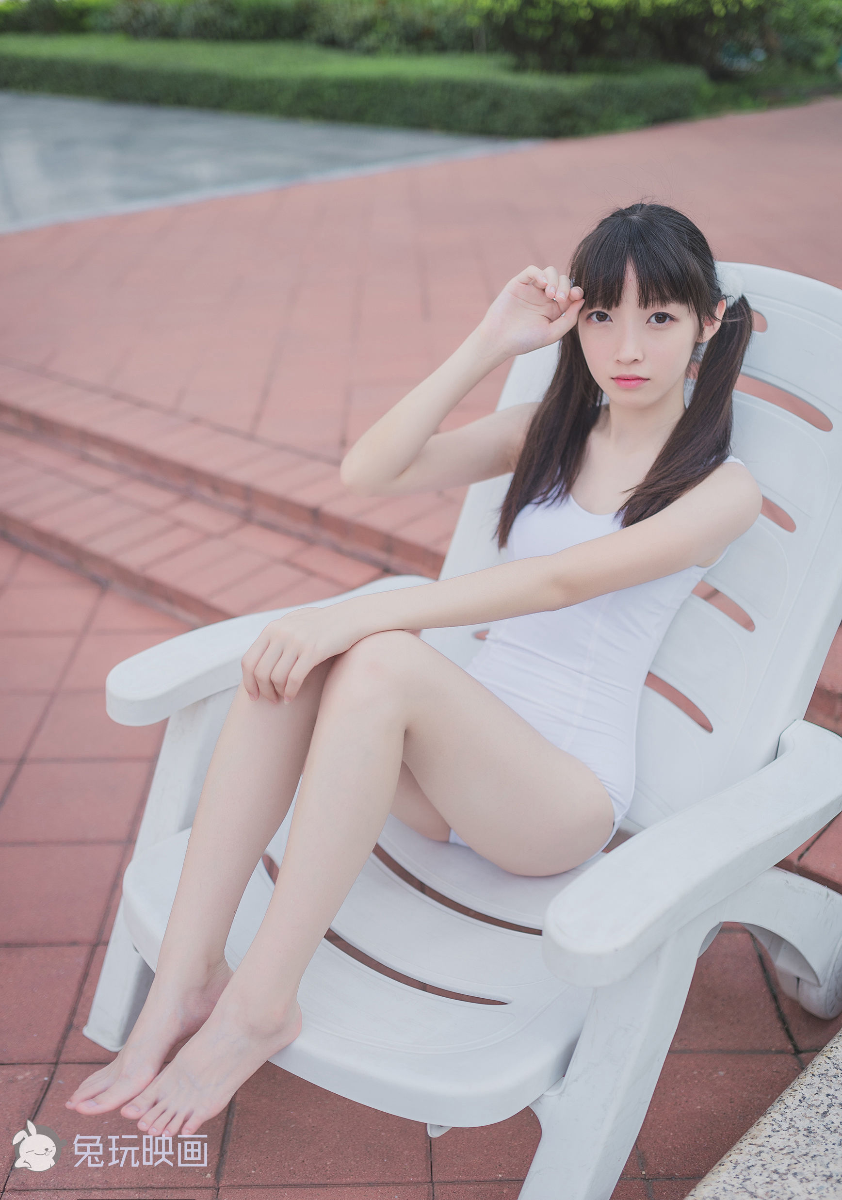 [兔玩映画] - 夏日泳装 Vol.002 双马尾