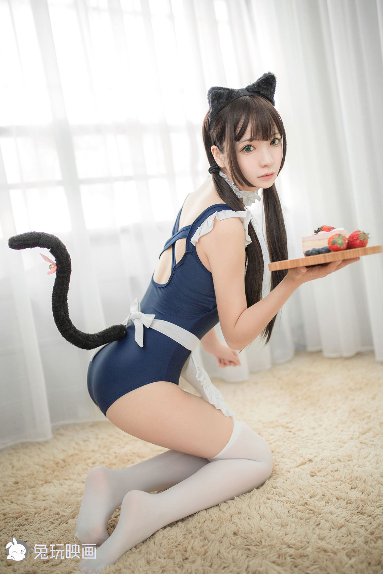[兔玩映画] - 夏日泳装 Vol.004 萌猫娘