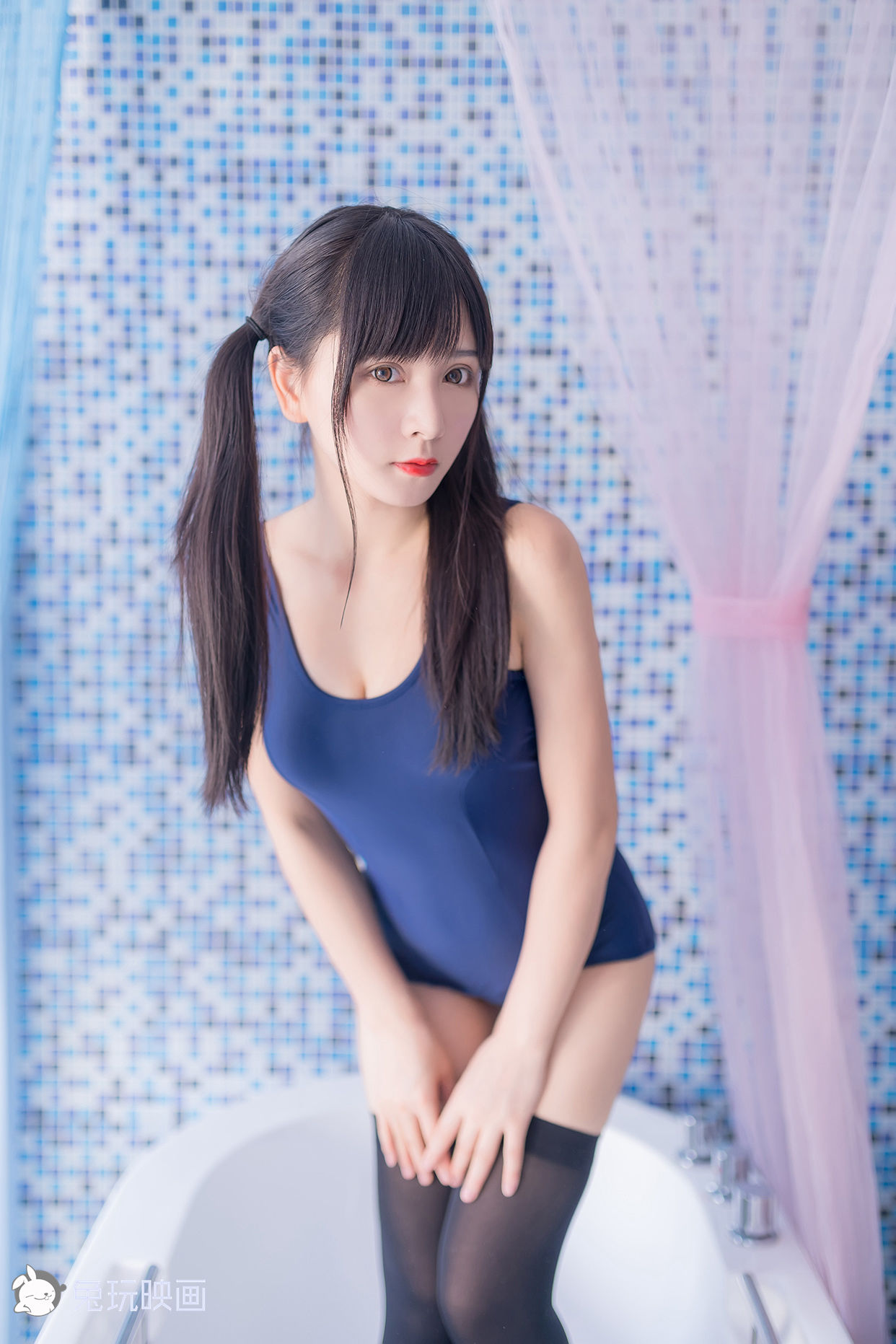 [兔玩映画] - 夏日泳装 Vol.005 过漆袜