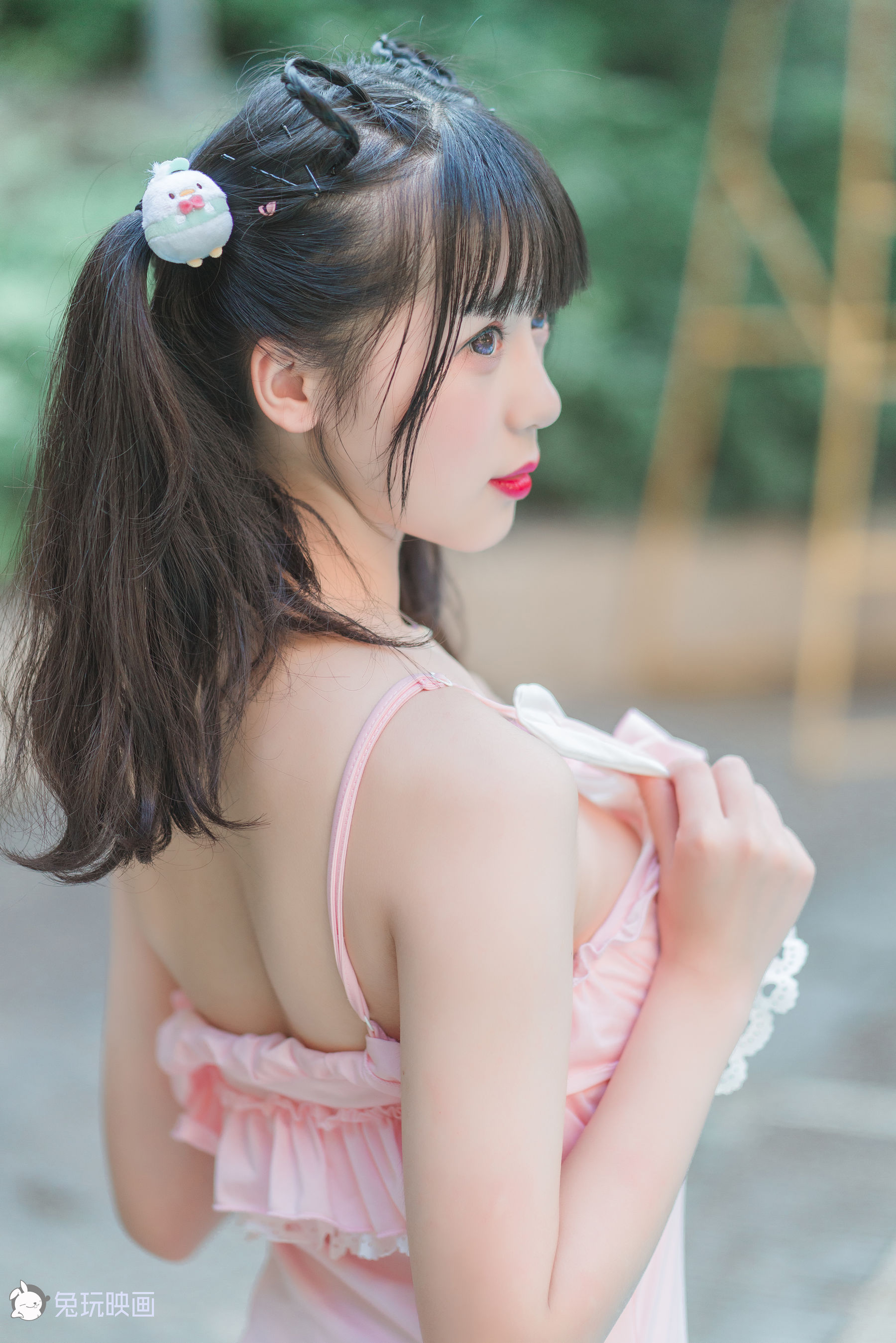 [兔玩映画] - 夏日泳装 Vol.008 粉兔子
