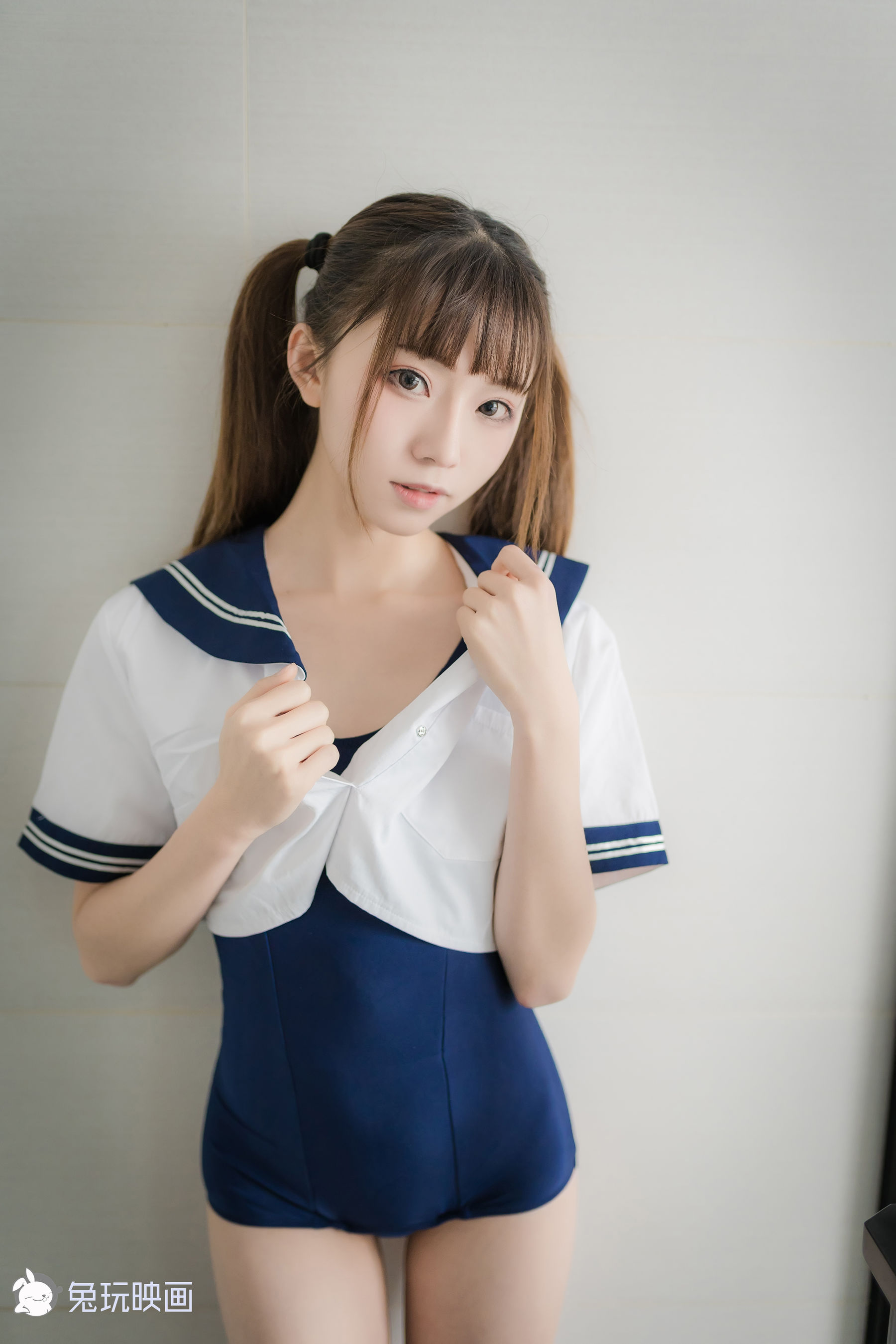 [兔玩映画] - 夏日泳装 Vol.023 泳装JK