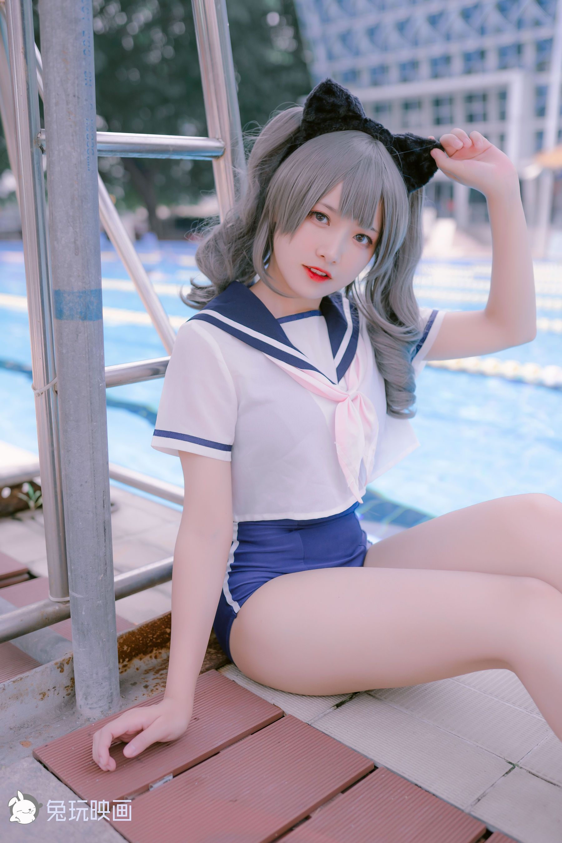 [兔玩映画] - 夏日泳装 Vol.035 兽耳娘