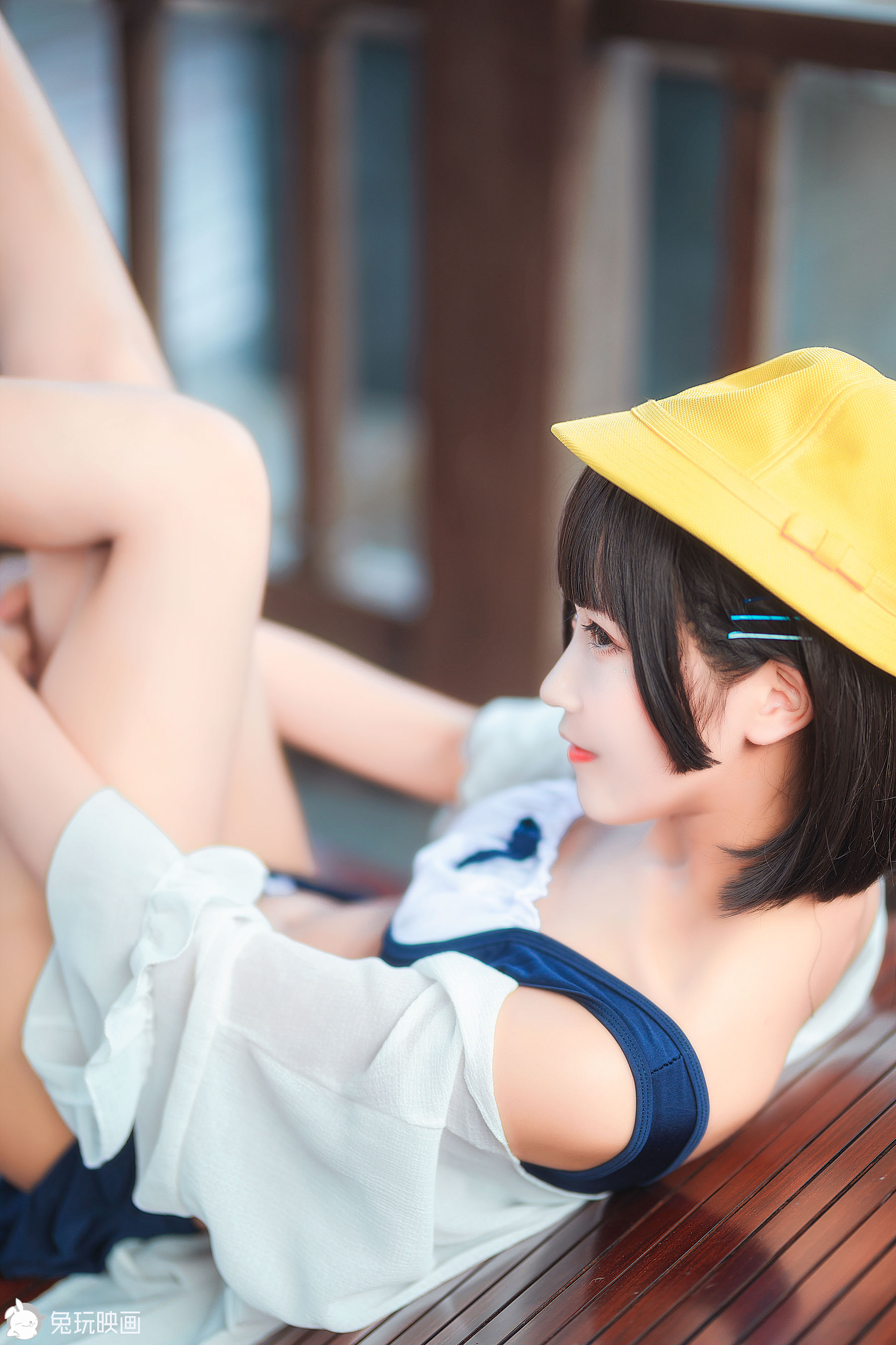 [兔玩映画] - 夏日泳装 Vol.041 小黄帽