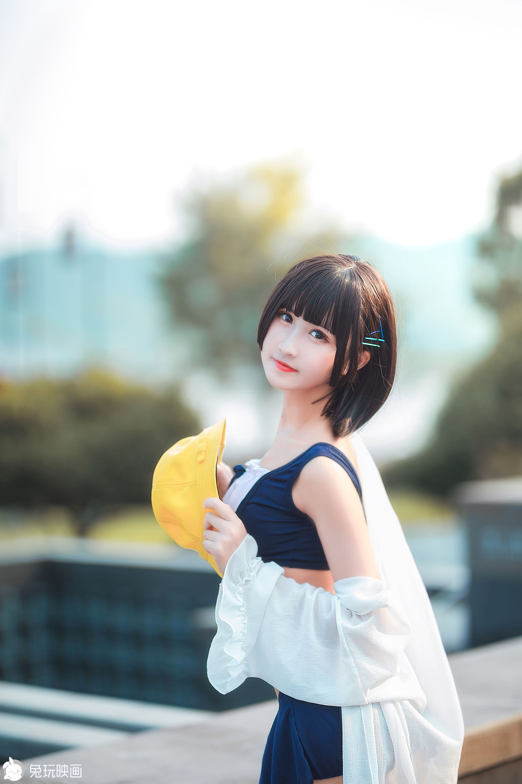 [兔玩映画] - 夏日泳装 Vol.041 小黄帽