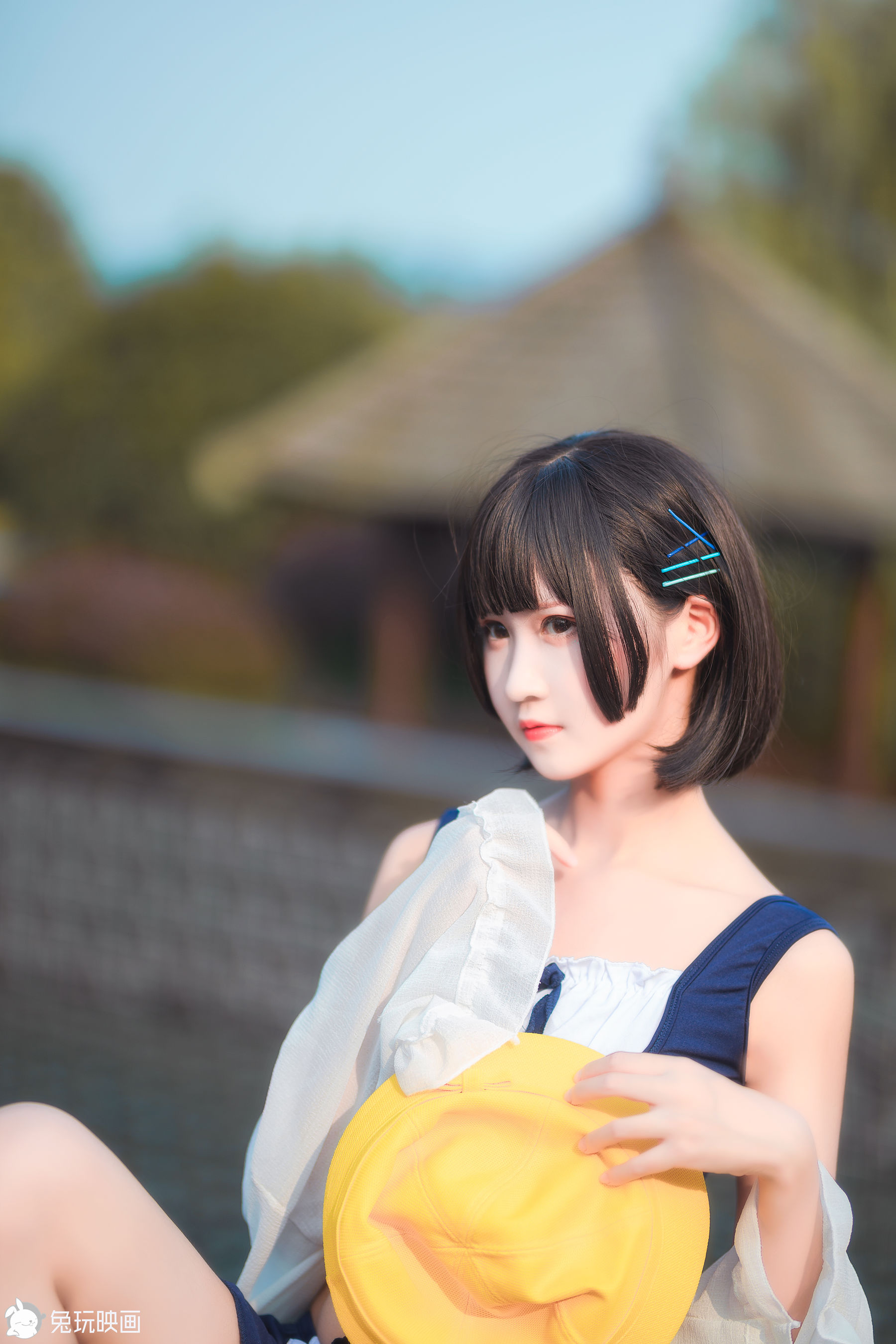 [兔玩映画] - 夏日泳装 Vol.041 小黄帽