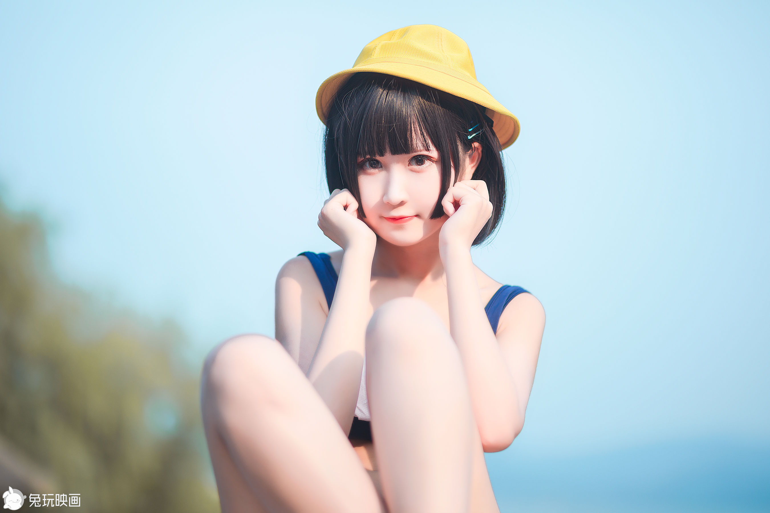 [兔玩映画] - 夏日泳装 Vol.041 小黄帽