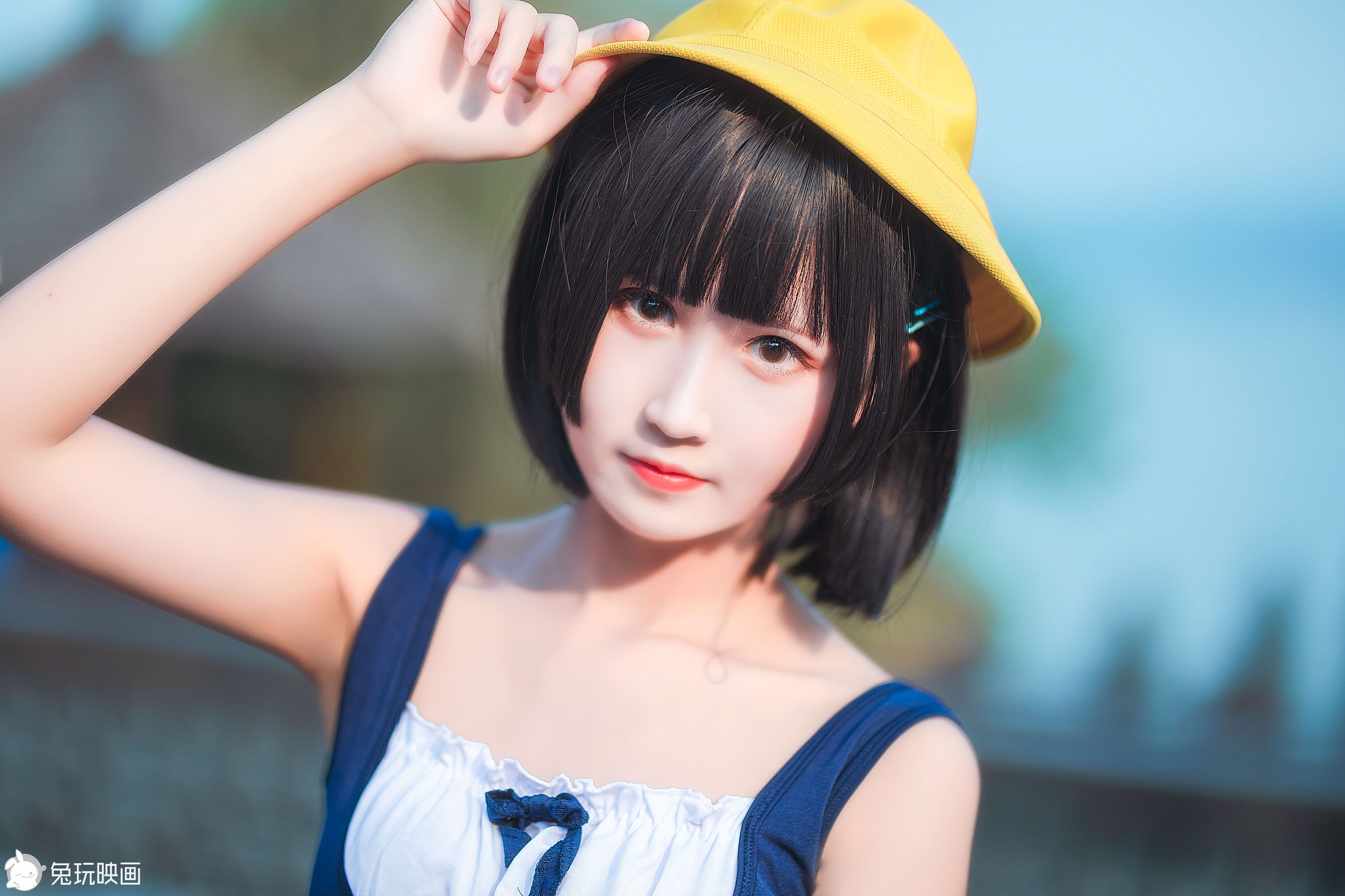 [兔玩映画] - 夏日泳装 Vol.041 小黄帽
