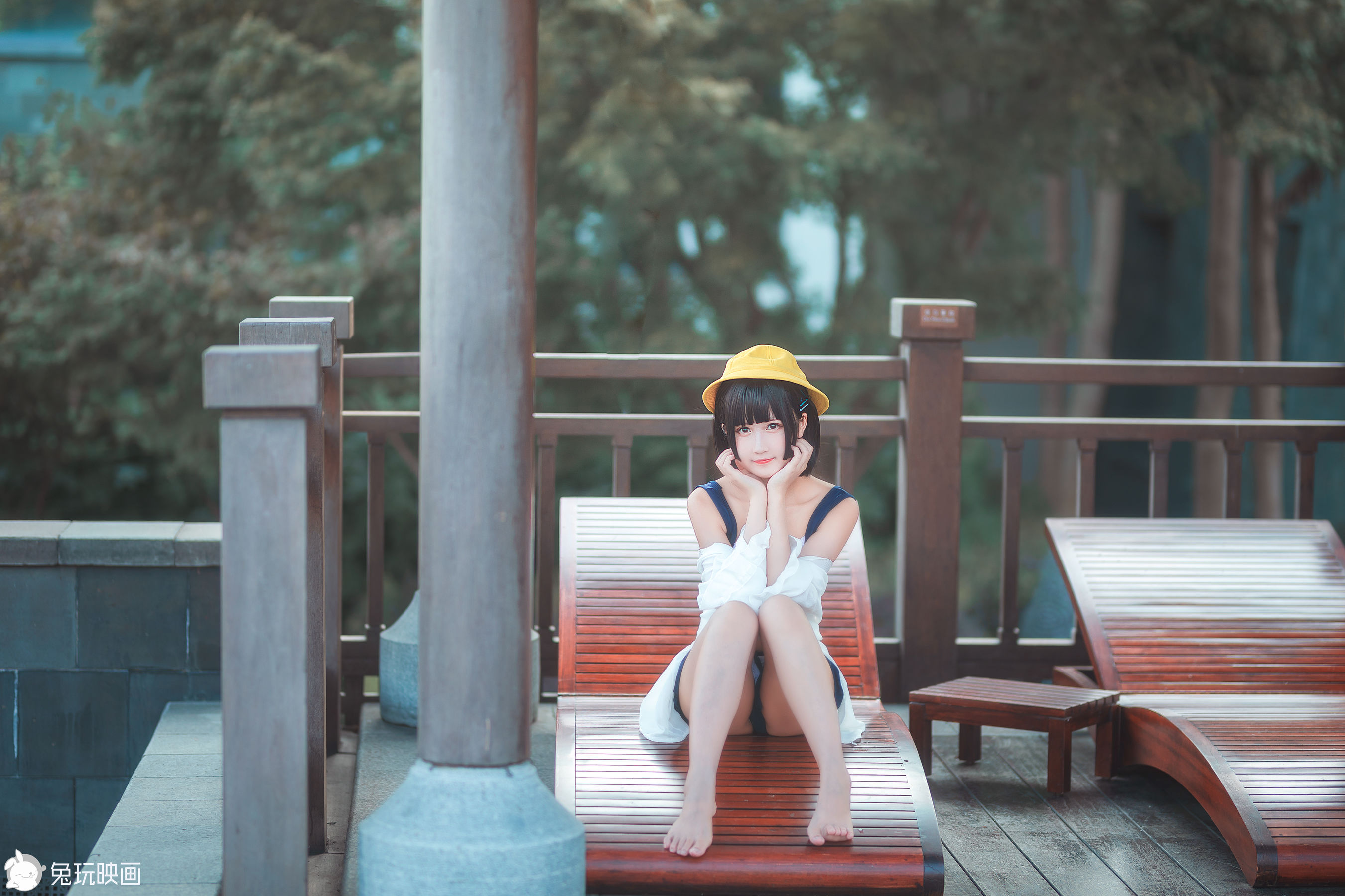 [兔玩映画] - 夏日泳装 Vol.041 小黄帽