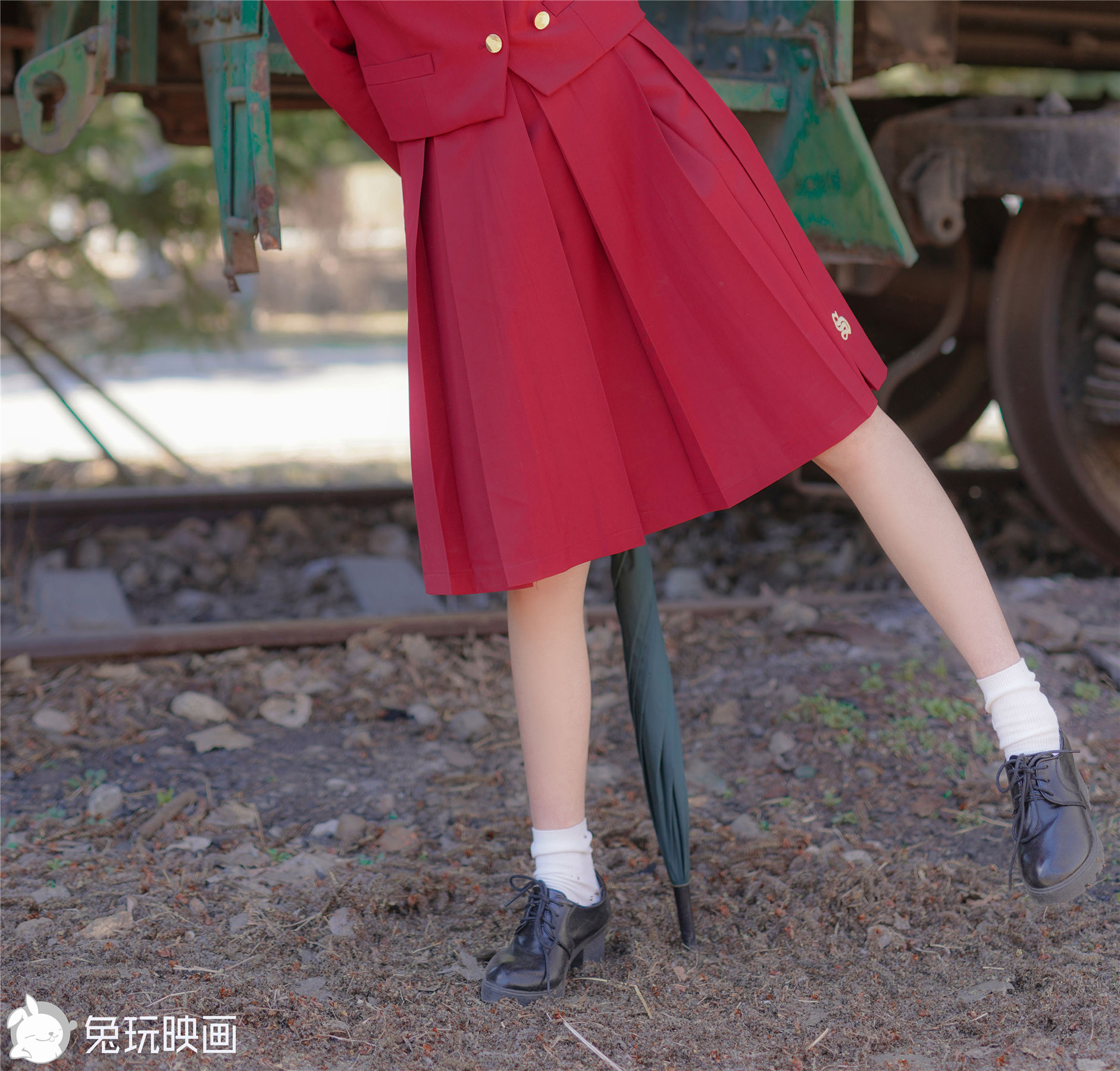 [兔玩映画] - 小腿超细的JK小姐姐！