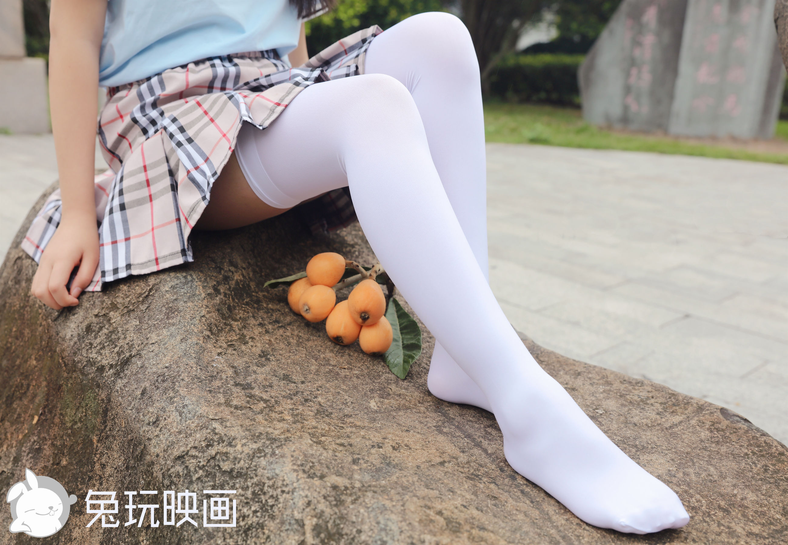 [兔玩映画] - 枇杷和白丝