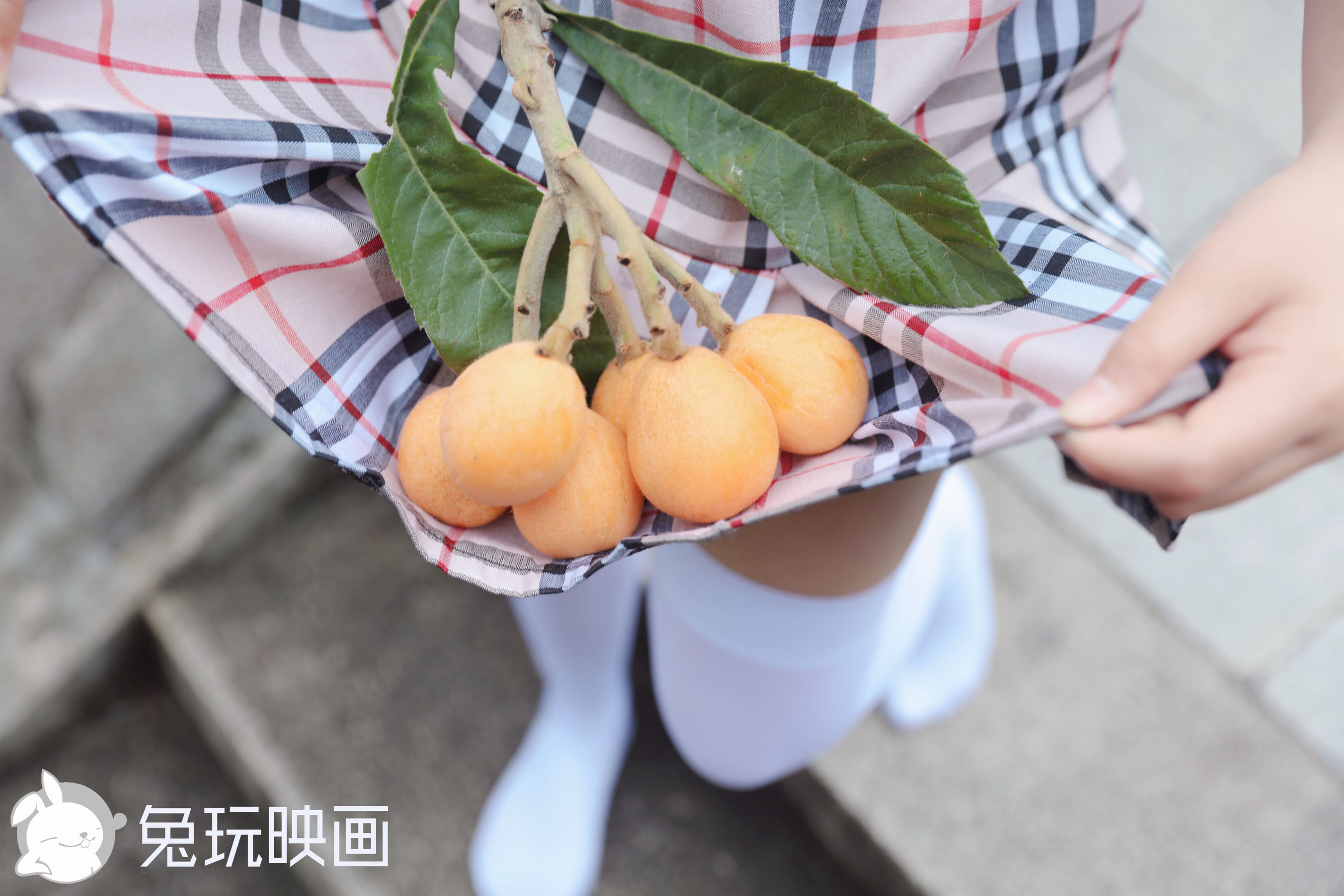 [兔玩映画] - 枇杷和白丝