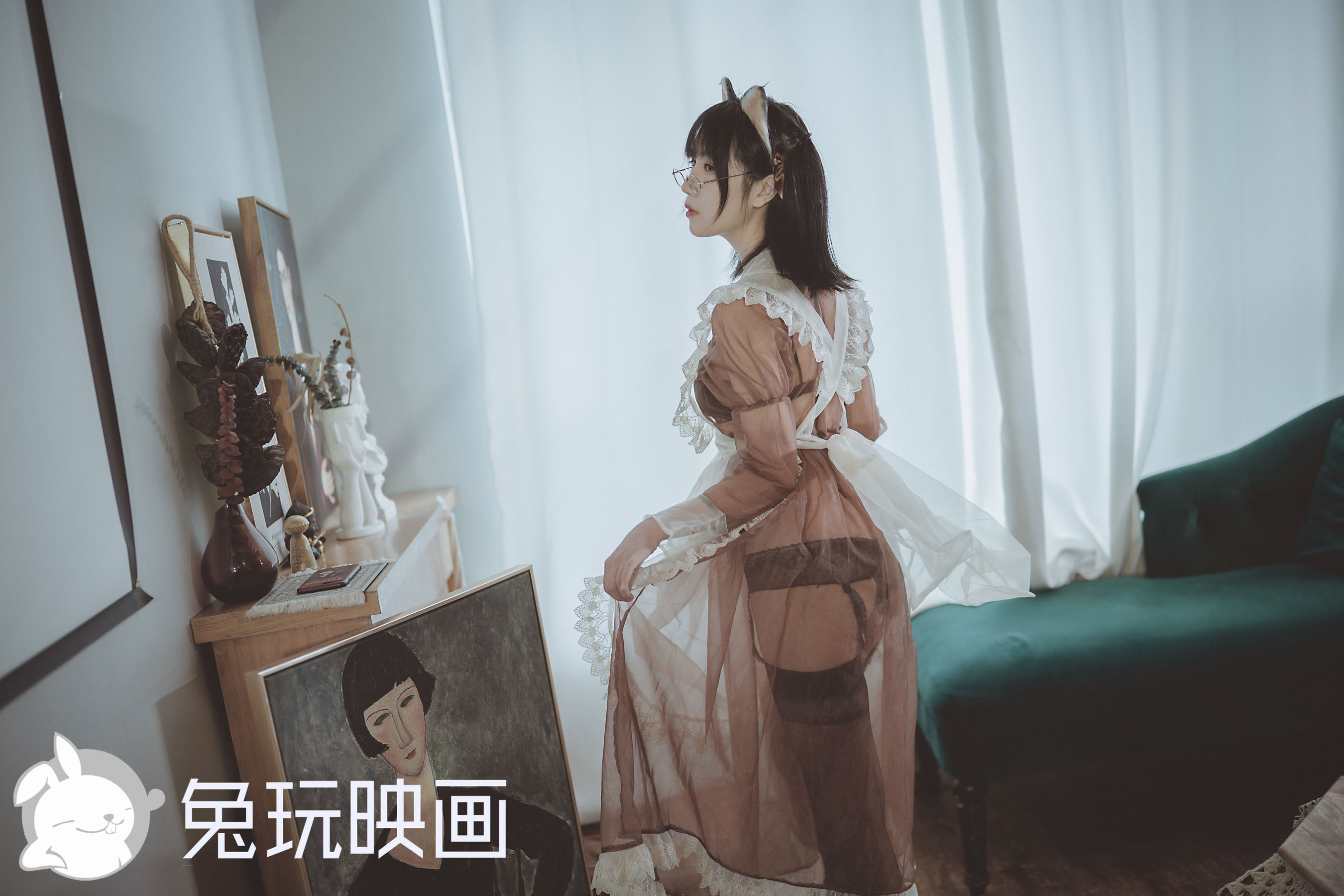 [兔玩映画] - 猫耳透明女仆